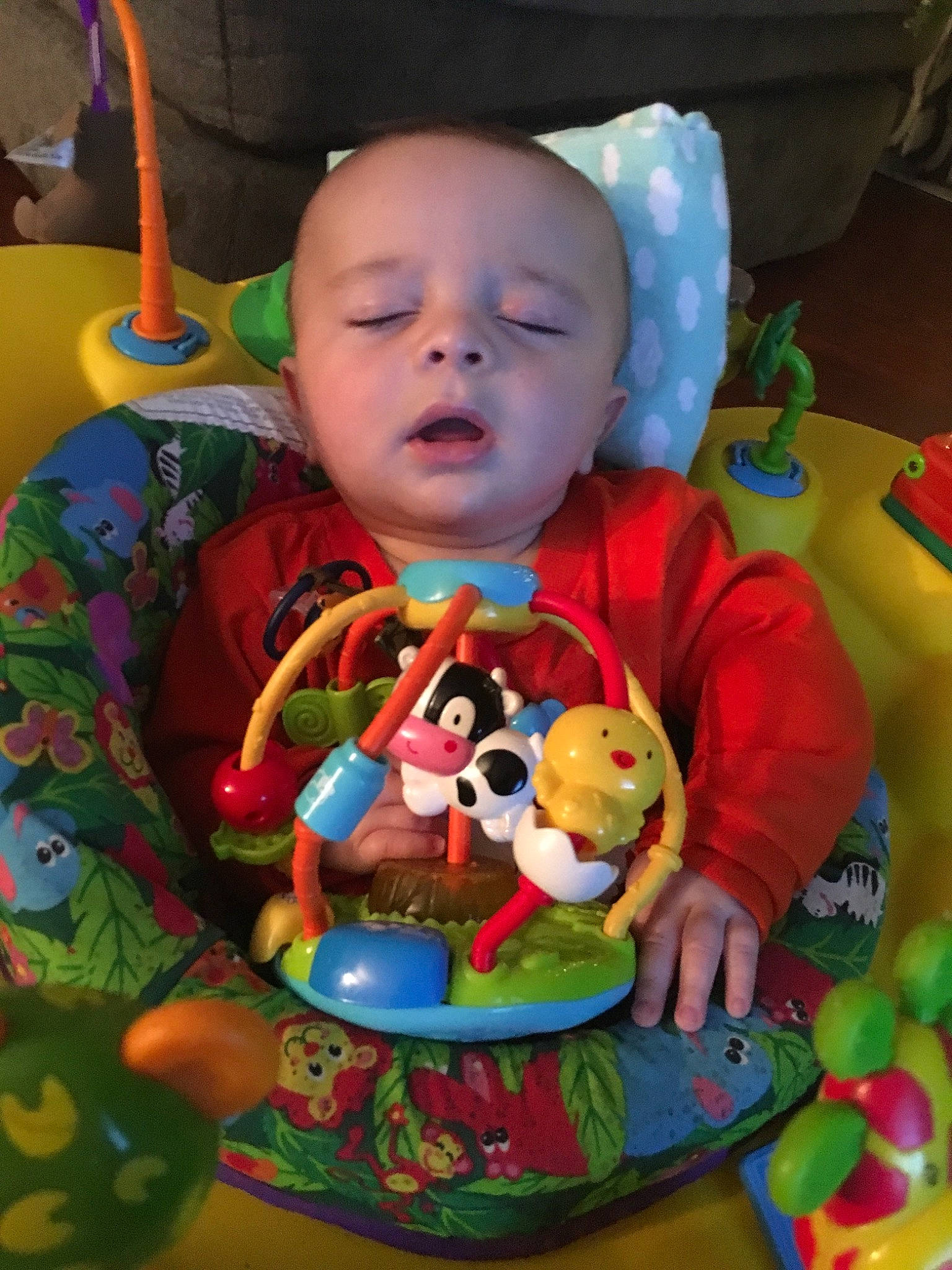 Forrest joined the competition — help win amazing prizes! baby_products, baby_toys, birthday, cake_decorating, child, facial_expression, fun, infant, iris, person, play, product, skin, smile, stuffed_toy, sweetness, toddler, toy