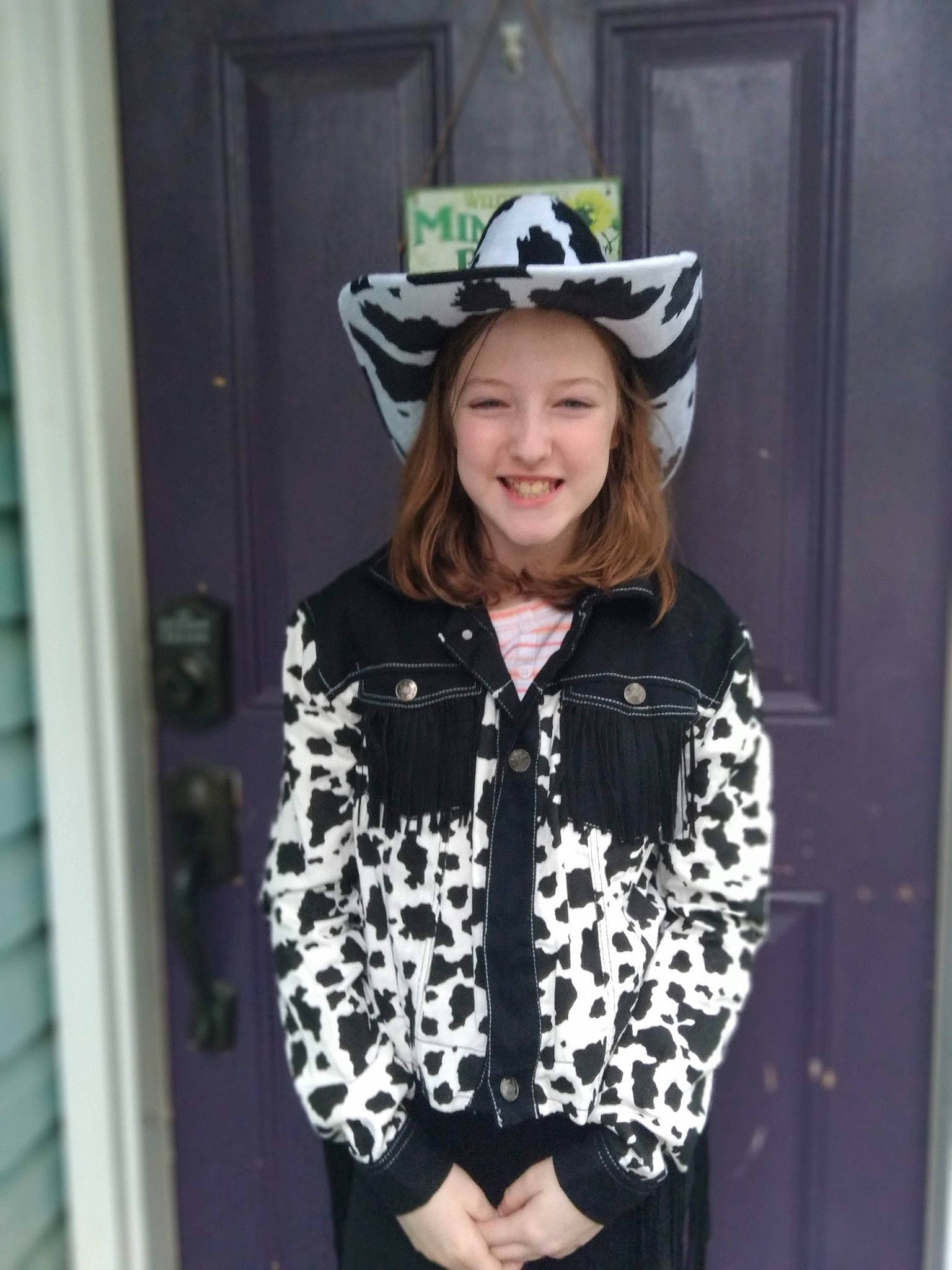 Isabella joined the competition — help win amazing prizes! cap, cool, costume_hat, event, eyewear, facial_expression, fashion_design, fun, happy, hat, headwear, jewellery, joy, monochrome_photography, necklace, pattern, person, personal_protective_equipment, sleeve, smile