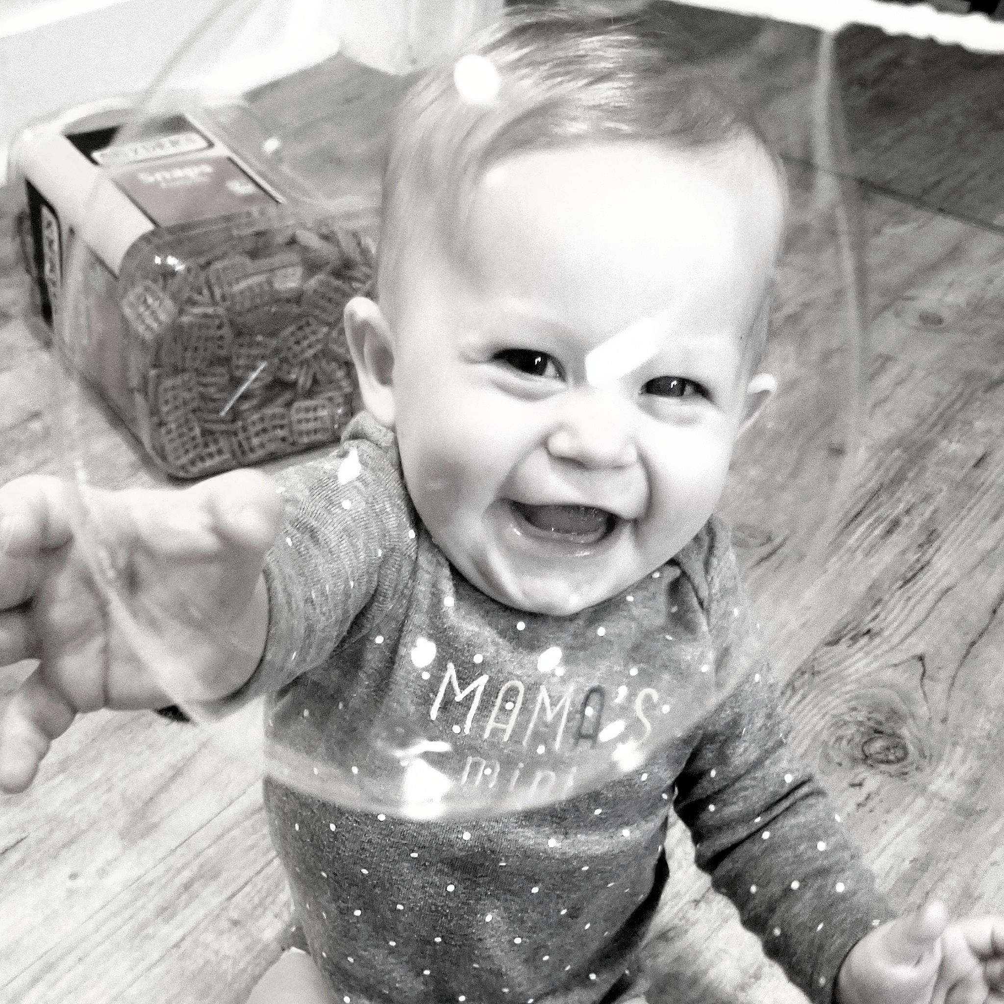 Scarlett is registered to the contest to win money with this photo: arm, black, black_and_white, cheek, child, cloud, eye, flash_photography, gesture, happy, monochrome, people, person, photograph, skin, sleeve, smile, style, toddler, water