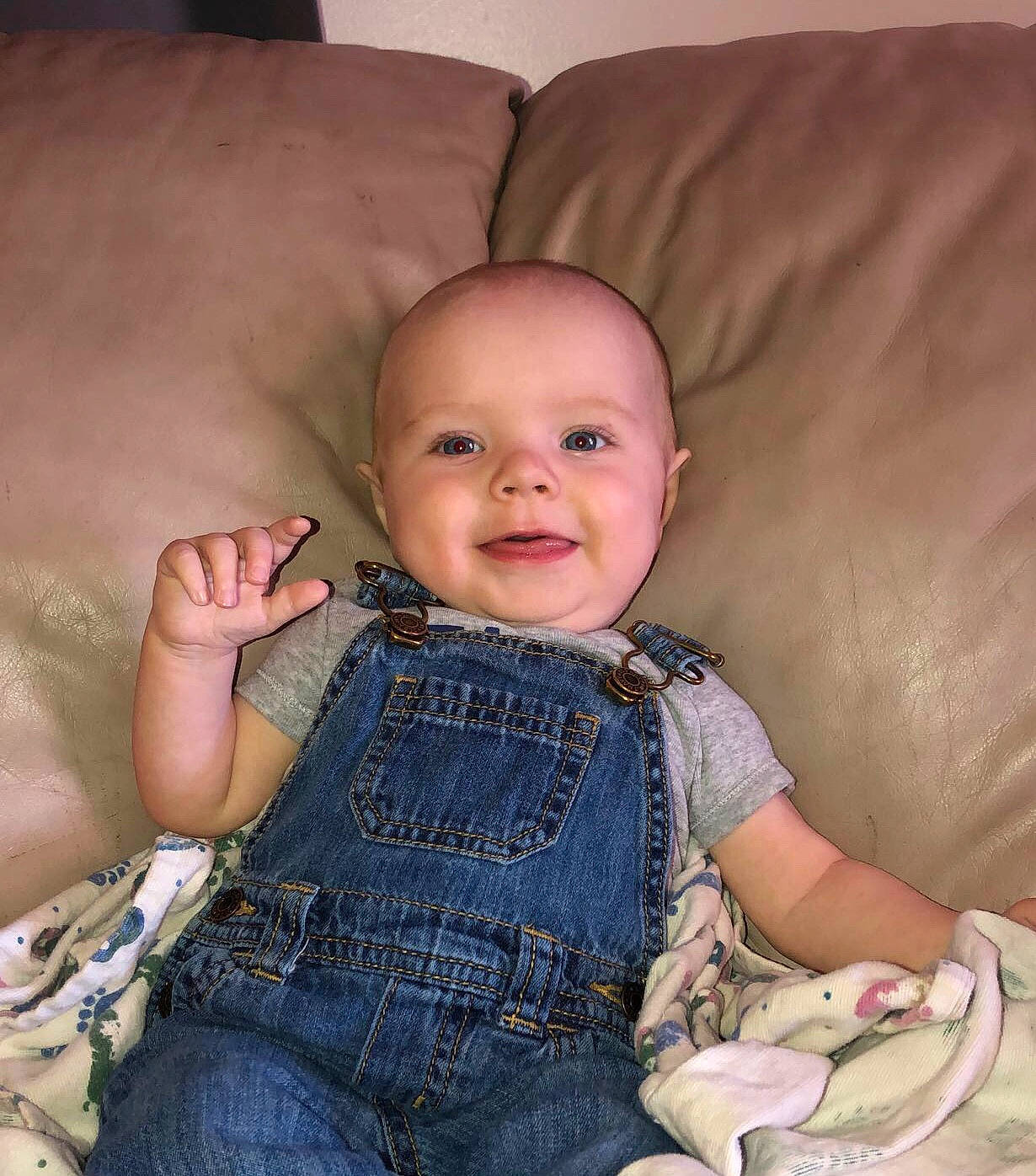 Gunnar joined the competition — help win amazing prizes! abdomen, arm, baby, cheek, child, chin, eye, face, finger, hand, leg, lip, mouth, muscle, nose, person, sitting, skin, thumb, toddler