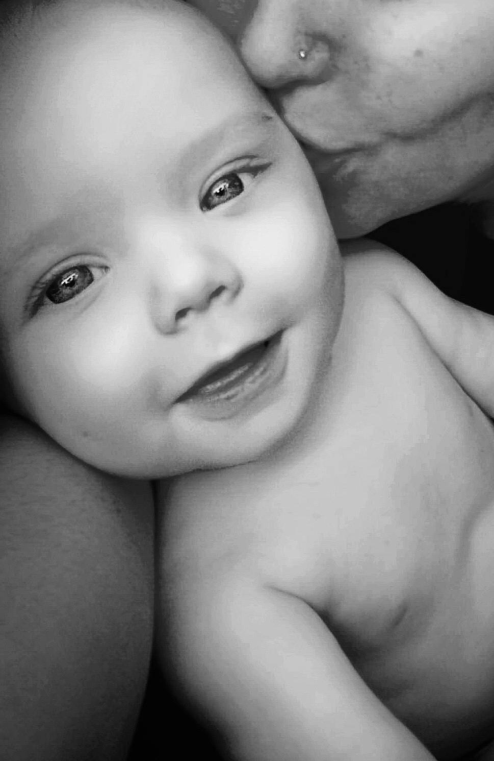 Gunnar is registered to the contest to win money with this photo: baby, beauty, black_and_white, cheek, child, chin, close_up, eye, eyebrow, face, forehead, head, lip, mouth, nose, organ, person, photograph, photography, skin