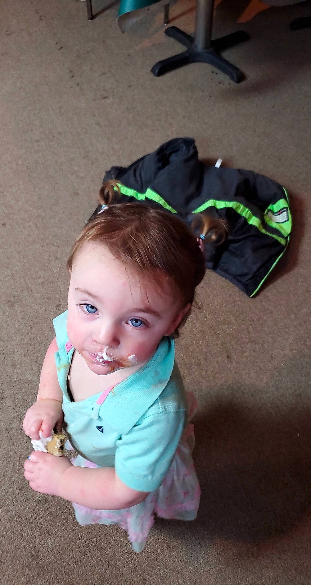 Nikita joined the competition — help win amazing prizes! arm, baby, baby_toddler_clothing, cheek, child, clothing, costume_hat, facial_expression, fun, grass, green, hand, happy, headband, iris, jewellery, person, sitting, skin, sleeve