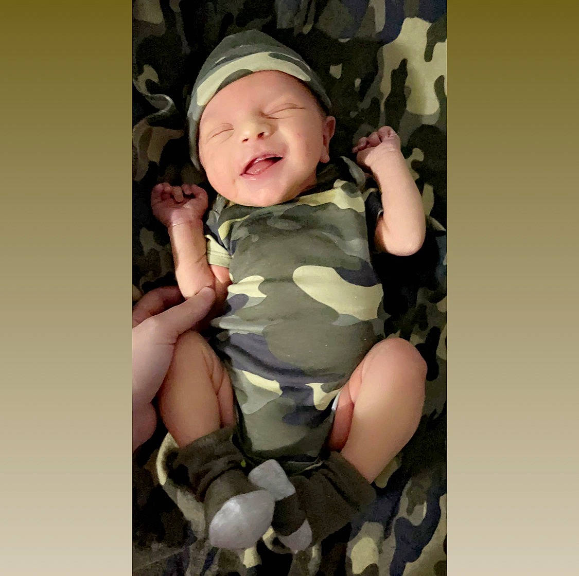 Bentlee joined the competition — help win amazing prizes! arm, baby, baby_toddler_clothing, beauty, cap, child, cool, flash_photography, gesture, happy, headgear, headwear, human_leg, knee, pattern, person, sitting, sleeve, smile, thigh