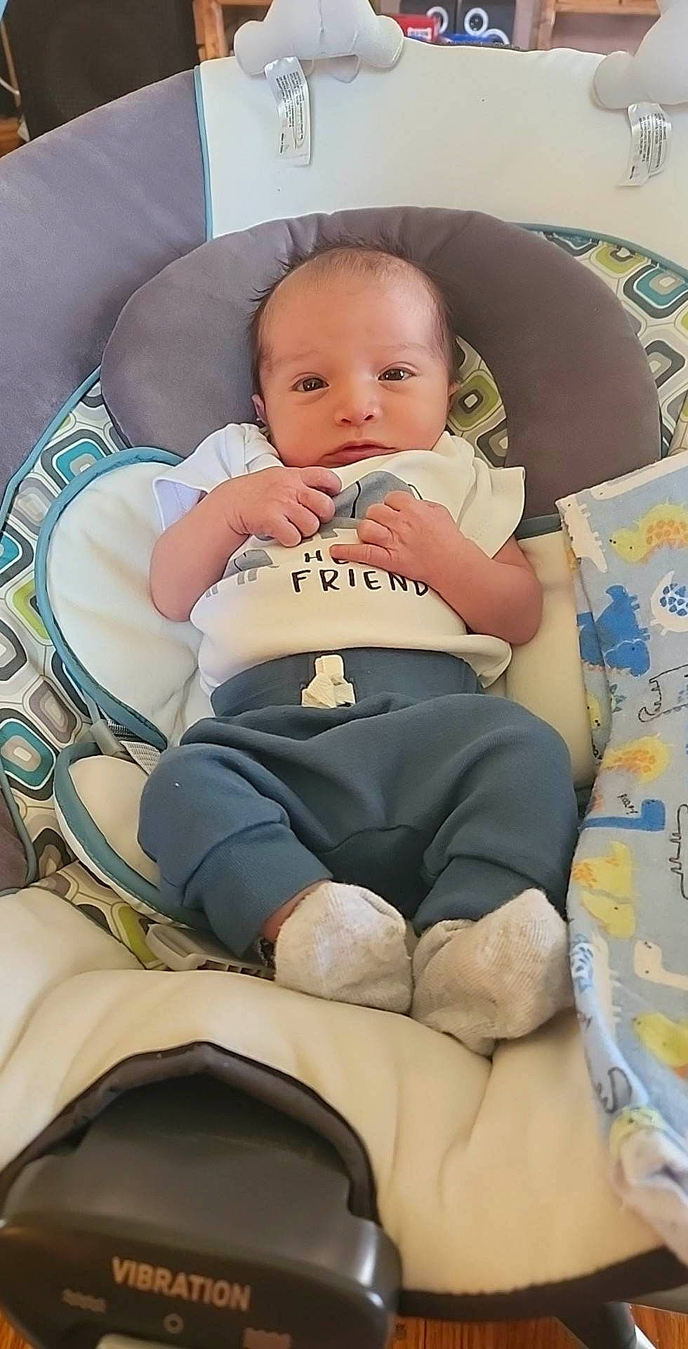 Thomas joined the competition — help win amazing prizes! baby, baby_products, baby_toddler_clothing, child, comfort, face, foot, fun, human_body, human_leg, knee, lap, leg, leisure, person, sitting, skin, sock, textile, thigh