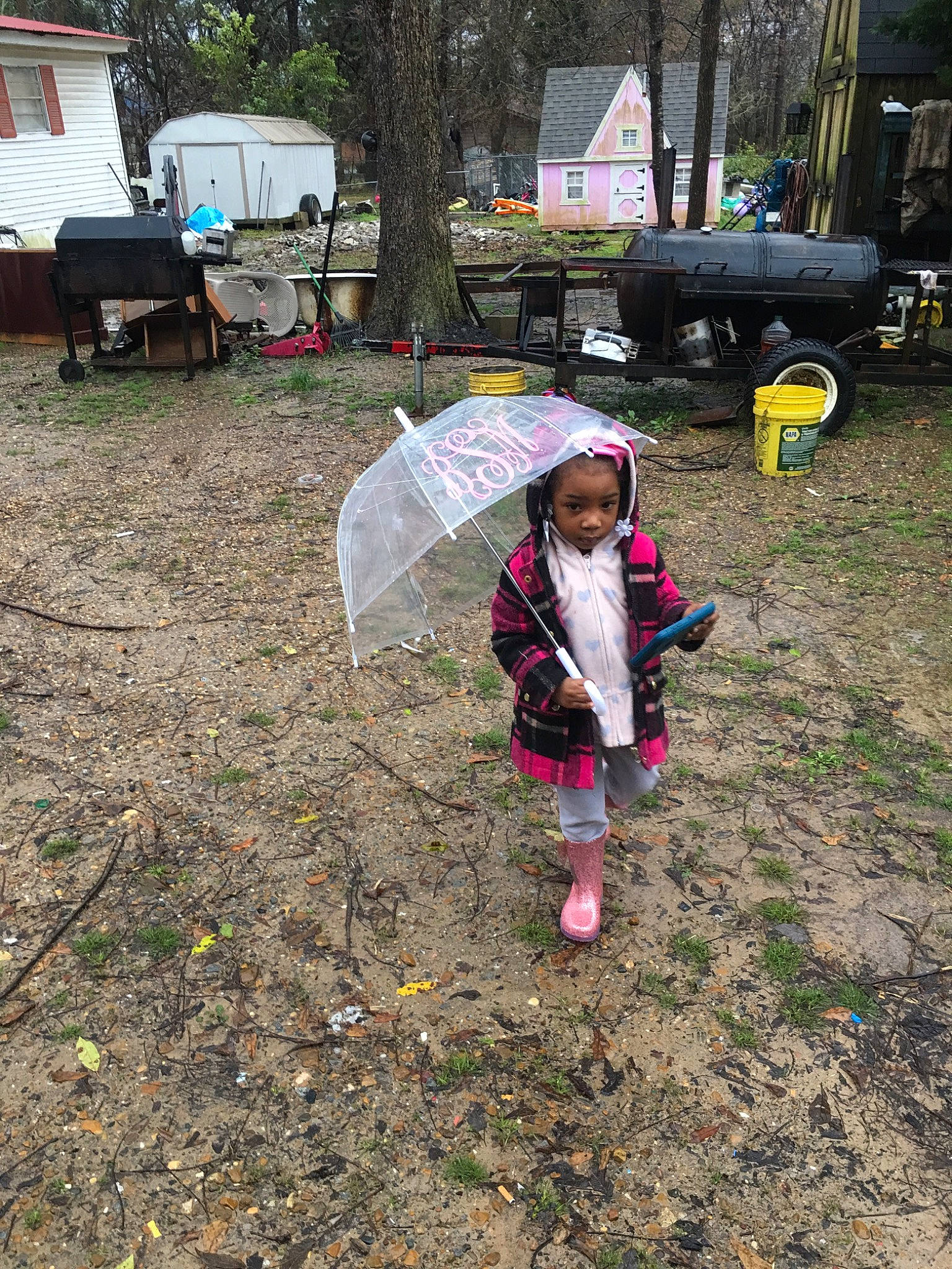 Breasia joined the competition — help win amazing prizes! adaptation, person, plant, rain, soil, tree, umbrella