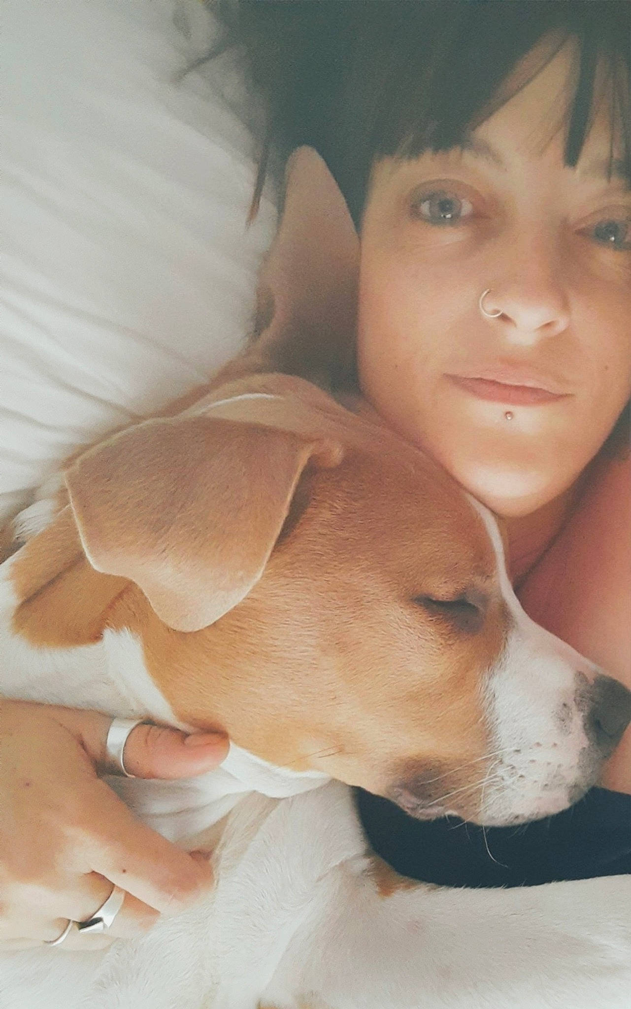 Néo a rejoint le concours — aidez-le/la à gagner de superbes lots ! canidae, carnivore, child, comfort, companion_dog, dog, dog_breed, ear, eyelash, fawn, fur, non_sporting_group, portrait_photography, puppy_love, selfie, snout, sporting_group, whiskers, working_animal