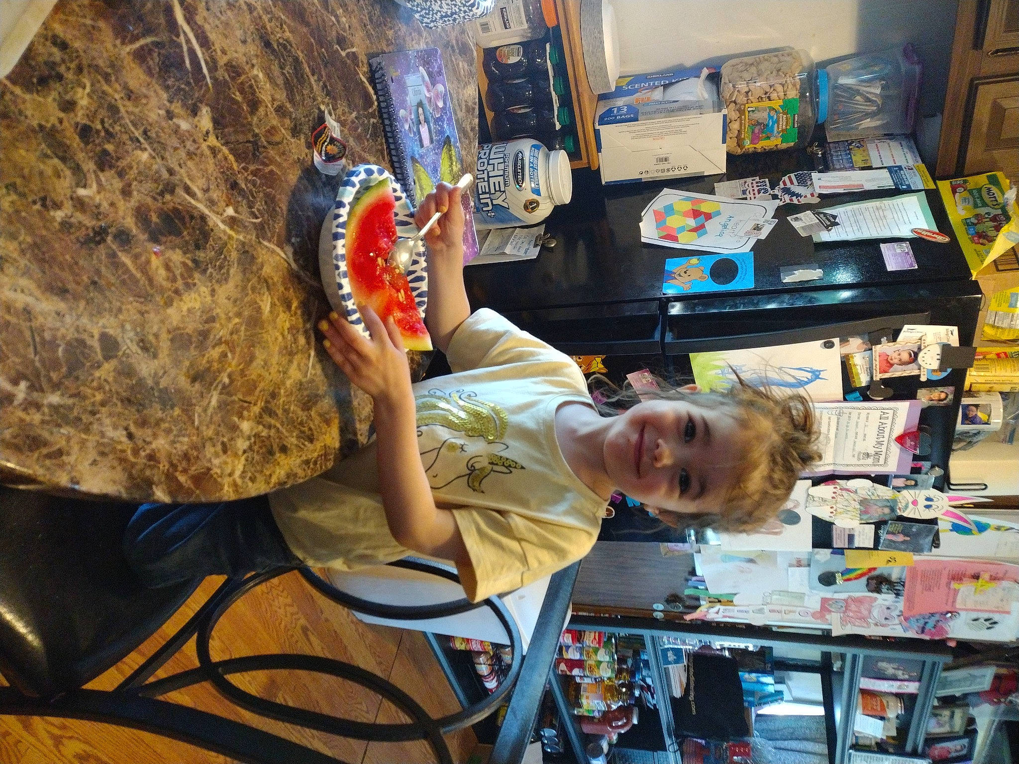 Olivia is registered to the contest to win money with this photo: art, artist, child, collection, engineering, fun, joy, leisure, machine, people, person, play, publication, retail, room, smile, space, t_shirt, toddler, toy