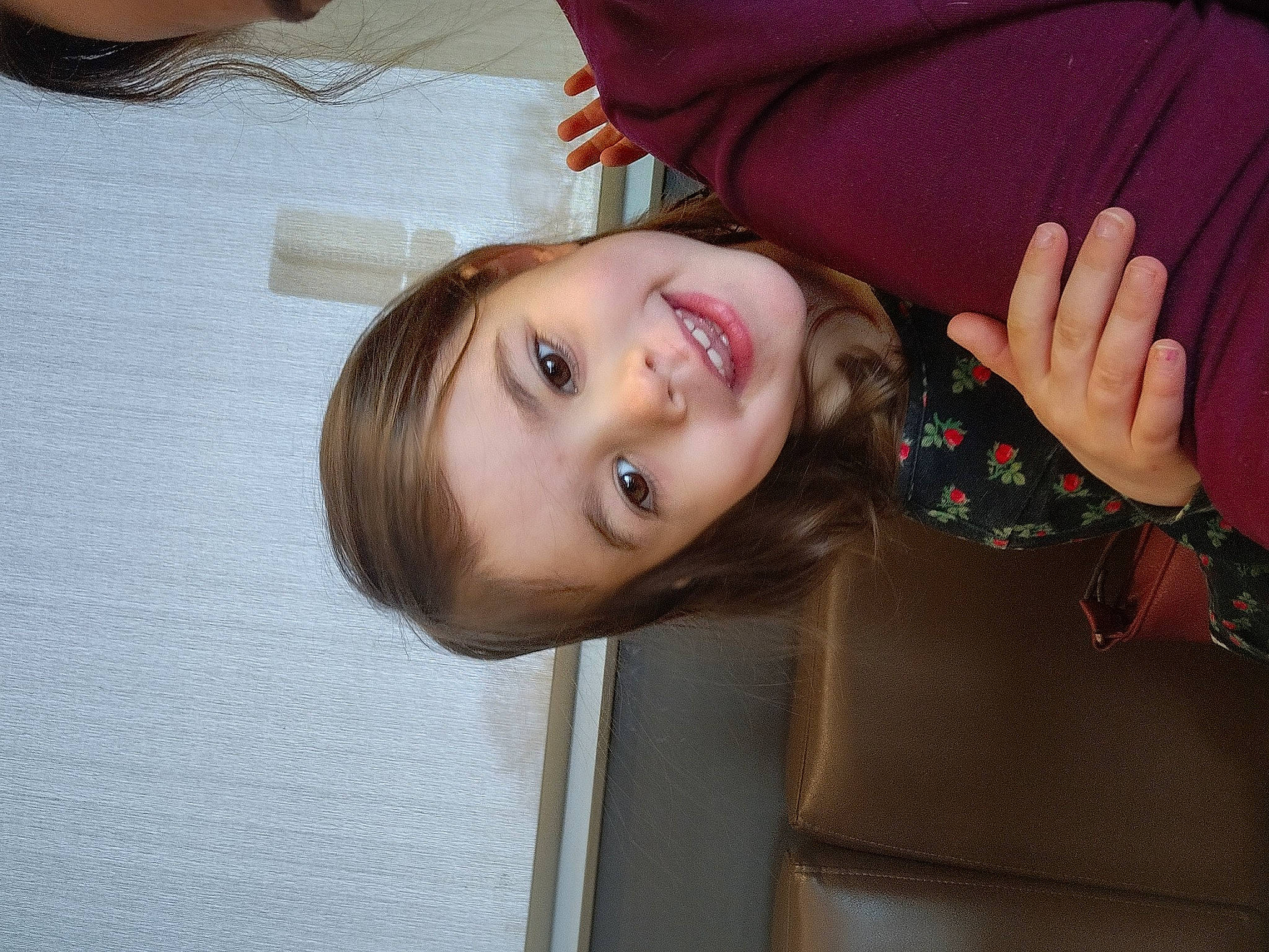 Olivia joined the competition — help win amazing prizes! brown_hair, cheek, child, eyelash, flash_photography, fun, gesture, happy, joy, lip, long_hair, magenta, nail, neck, nose, person, portrait_photography, skin, smile, throat