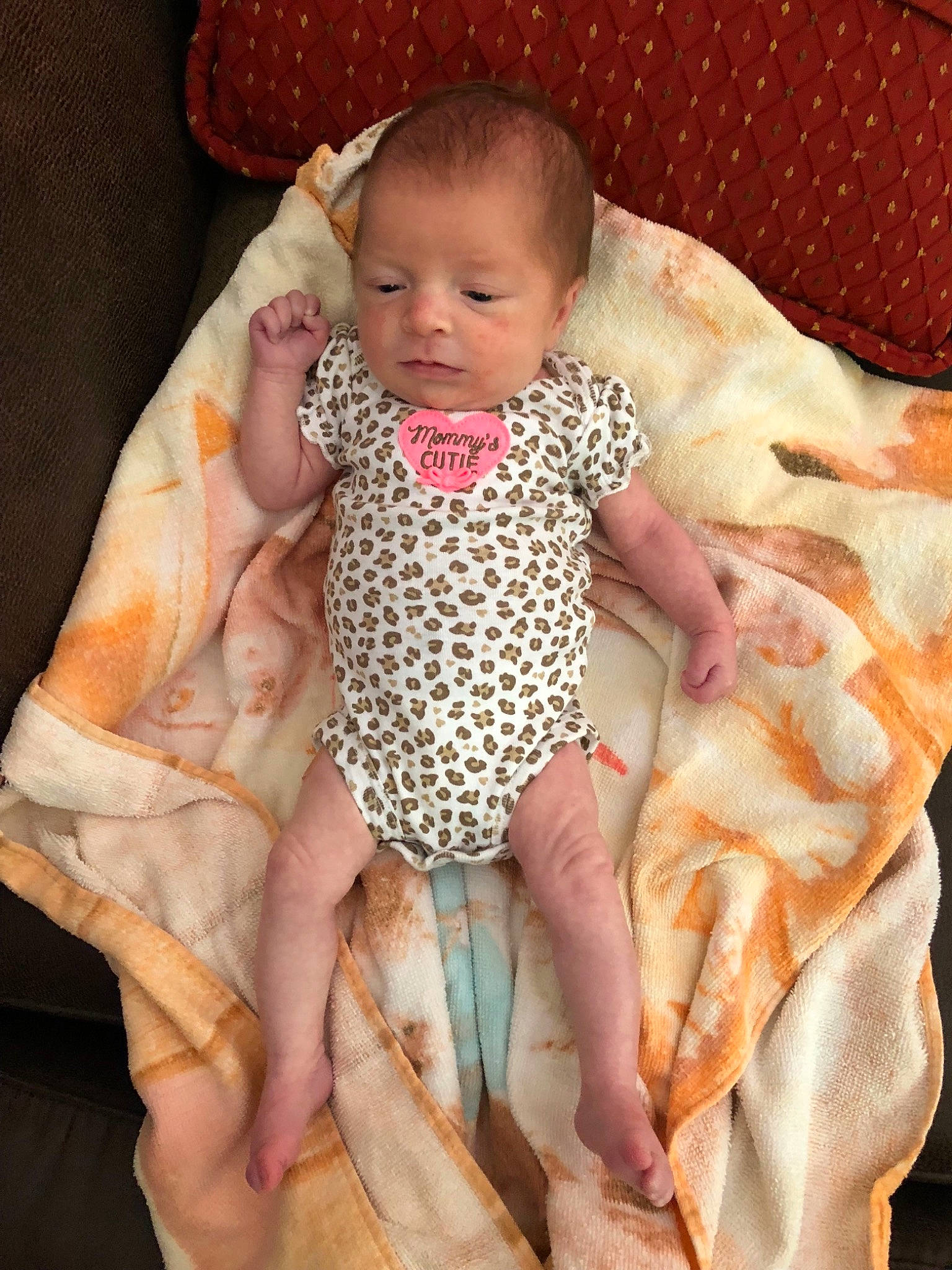 Jemma joined the competition — help win amazing prizes! child, finger, girl, infant, material, person, pink, product, sitting, skin, smile, textile, toddler