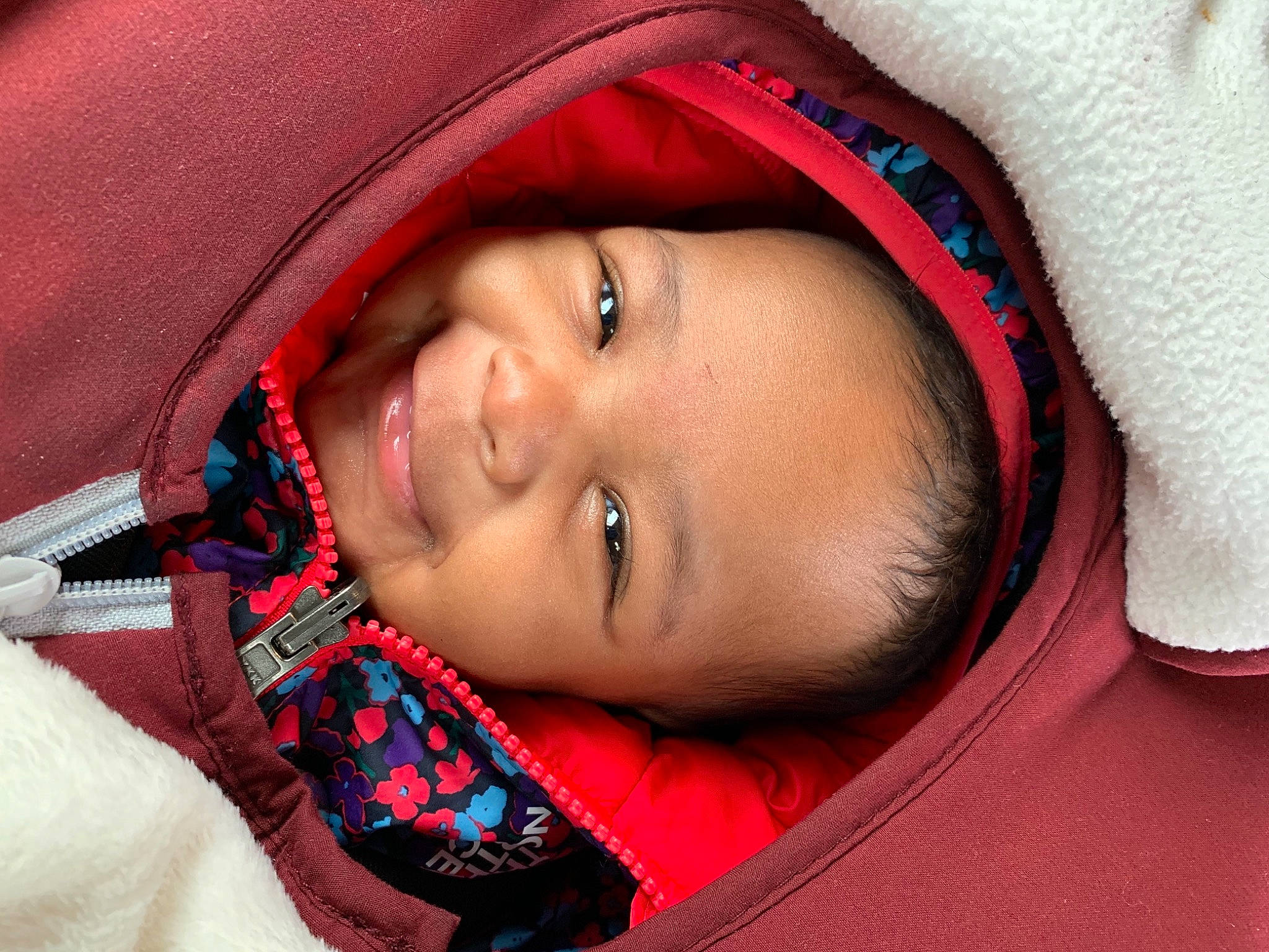 Leasia joined the competition — help win amazing prizes! cap, cheek, chin, comfort, eye, eyebrow, face, happy, headgear, iris, joy, lip, mammal, mouth, nose, outerwear, person, pink, skin, smile