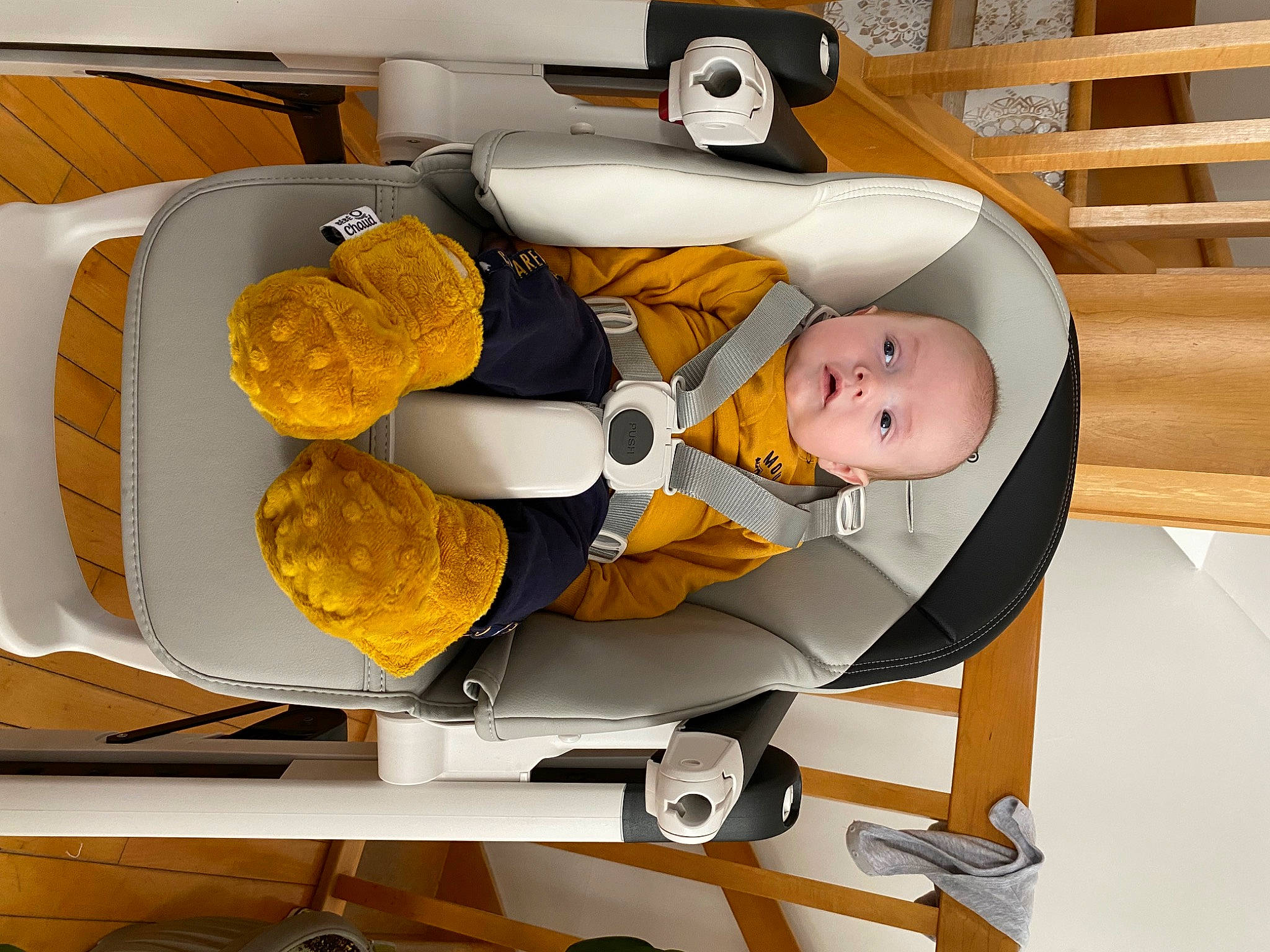 Caleb participe au concours pour gagner de l'argent avec cette photo : animation, baby, baby_products, baby_safety, chair, comfort, health_care, machine, mammal, medical, medical_equipment, person, plush, room, service, shelf, stuffed_toy, toy, vertebrate, wood