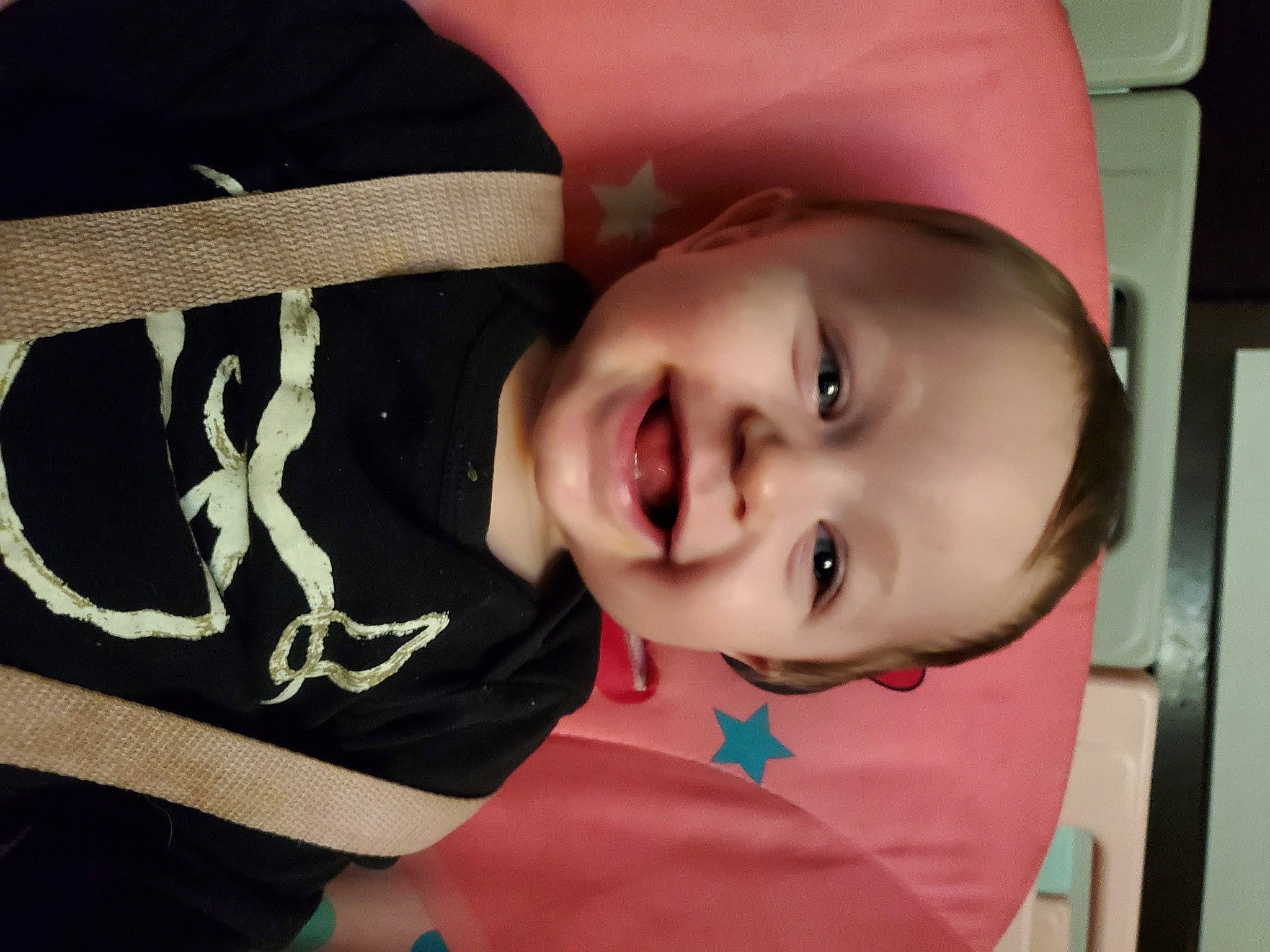 Titus joined the competition — help win amazing prizes! baby, cheek, child, chin, cool, ear, eye, face, facial_expression, forehead, fun, head, headgear, joy, lip, mouth, nose, person, pink, skin