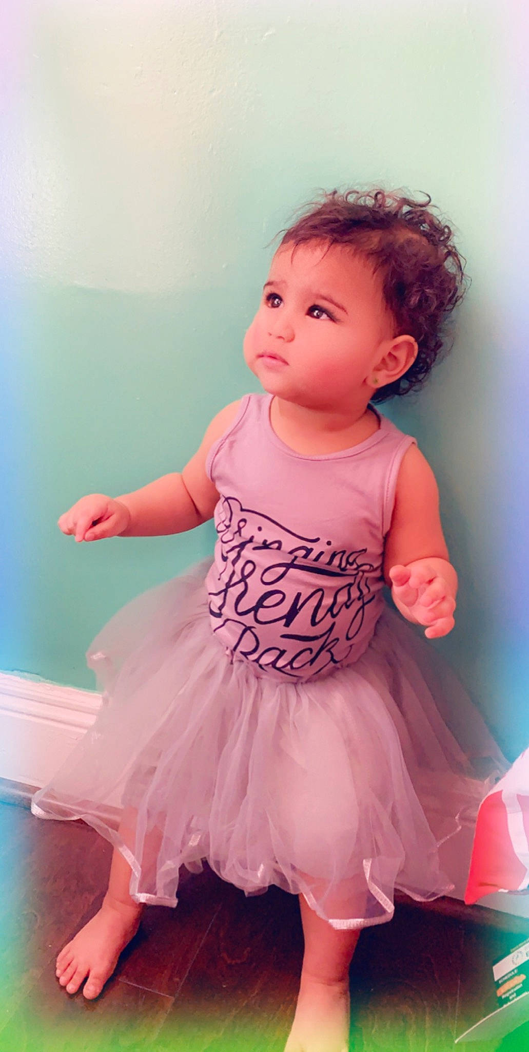 Nani joined the competition — help win amazing prizes! baby, baby_toddler_clothing, ballet_tutu, child, child_model, clothing, costume, dress, peach, person, pink, ruffle, sleeve, toddler