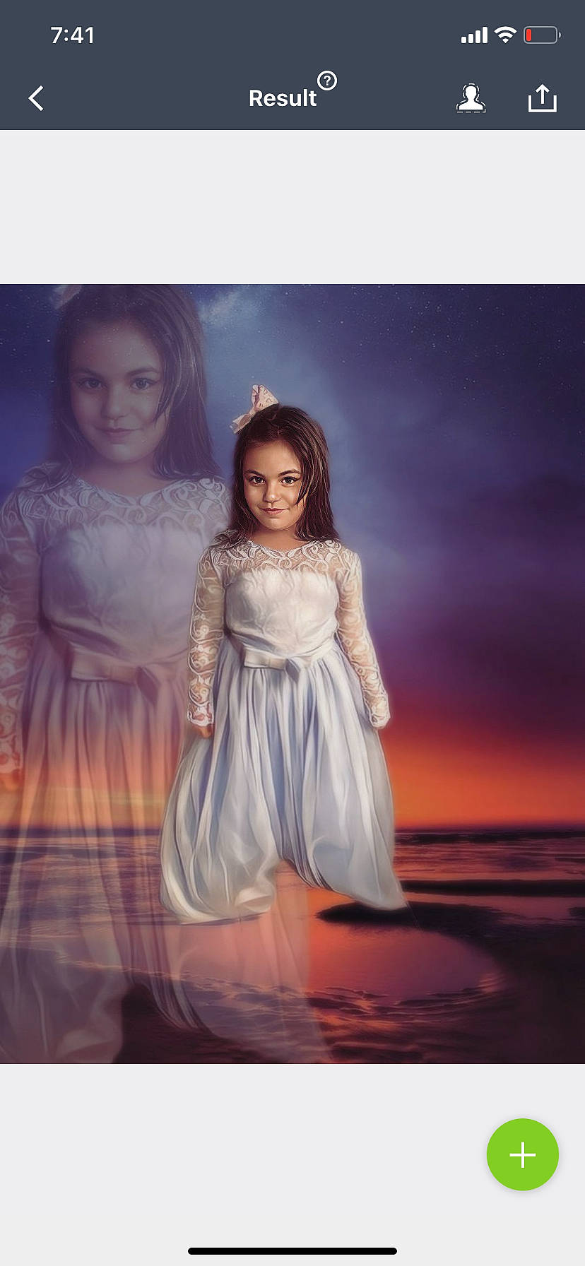 Isabella is registered to the contest to win money with this photo: bridal_accessory, bridal_clothing, bridal_party_dress, day_dress, dress, event, face, fashion_design, flash_photography, formal_wear, fun, gown, happy, haute_couture, joy, long_hair, magenta, one_piece_garment, painting, person