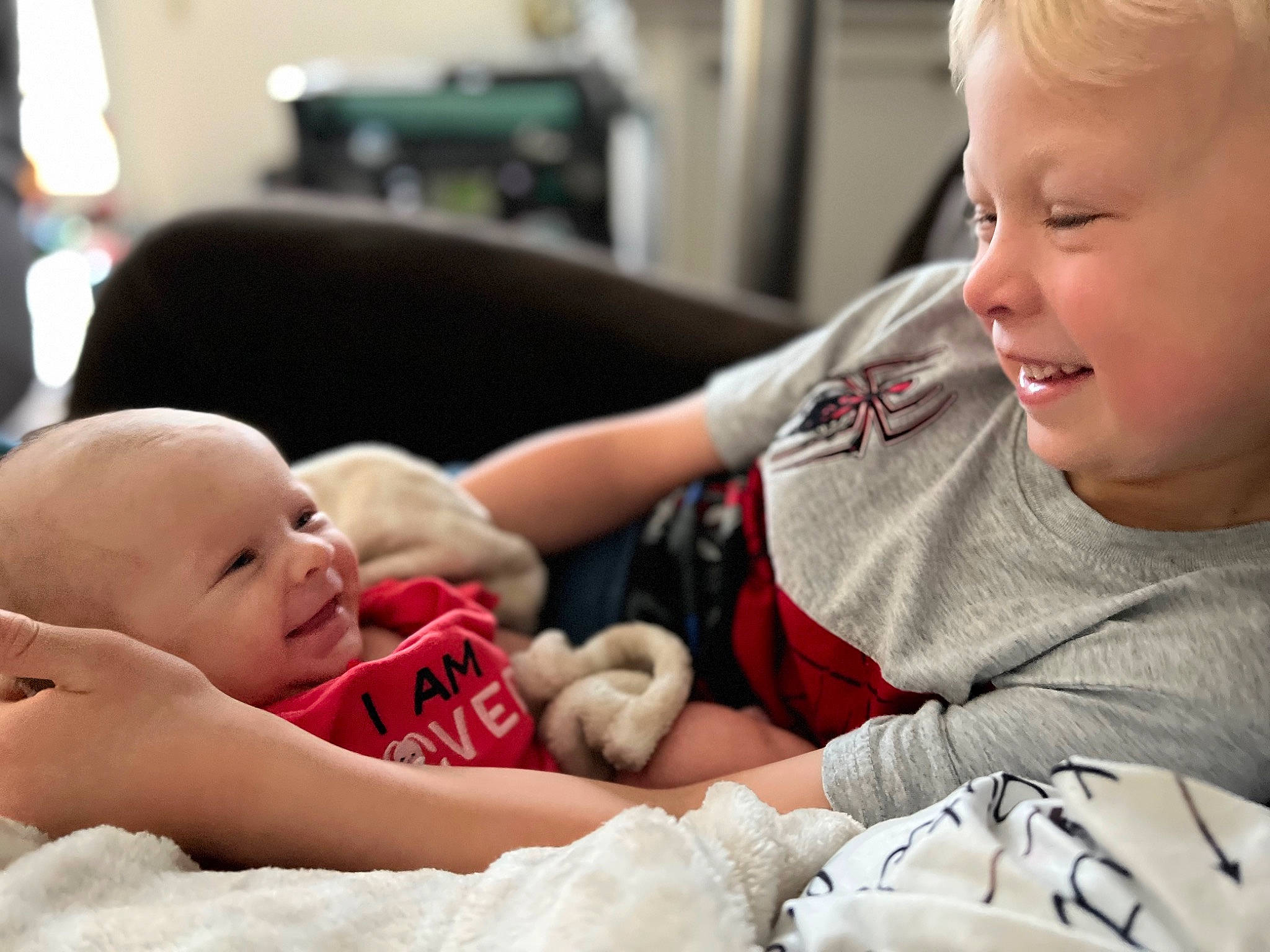 Paisley Rae is registered to the contest to win money with this photo: baby, baby_toddler_clothing, blond, cheek, child, chin, comfort, ear, eye, face, fun, gesture, happy, head, iris, mouth, nose, person, skin, smile