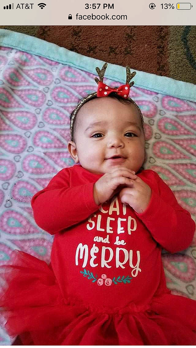 Malayah joined the competition — help win amazing prizes! baby, cheek, child, happy, person, pink, red, textile, toddler