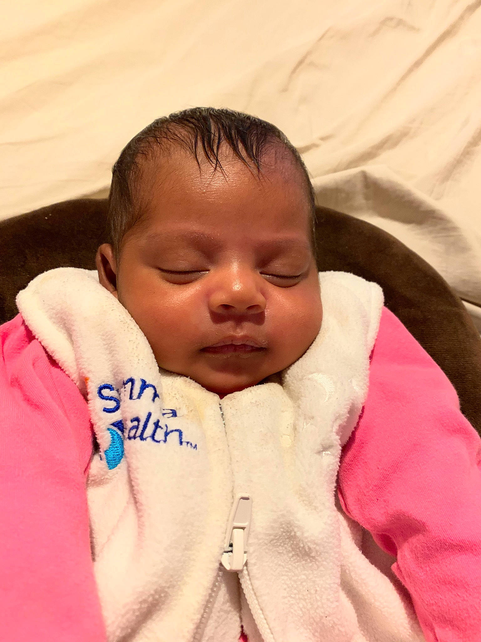 Kaylin joined the competition — help win amazing prizes! baby, cheek, child, ear, eye, face, forehead, head, lip, mouth, neck, nose, person, pink, skin, smile, toddler