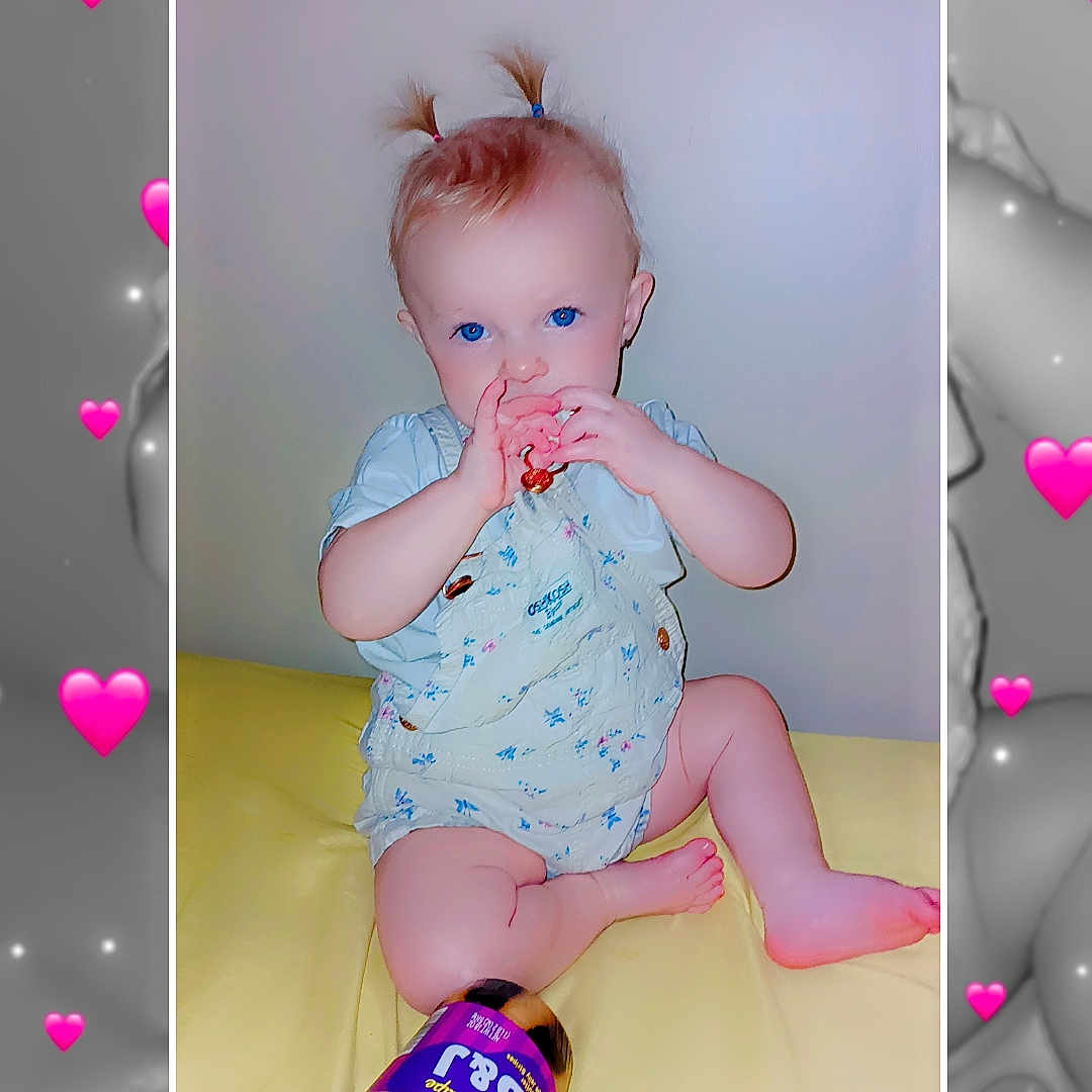 Lillyann joined the competition — help win amazing prizes! art, baby, balloon, bodypart, can, collage, cream, dessert, face, finger, food, hand, head, icecream, icing, person, photography, portrait, sweets, tin