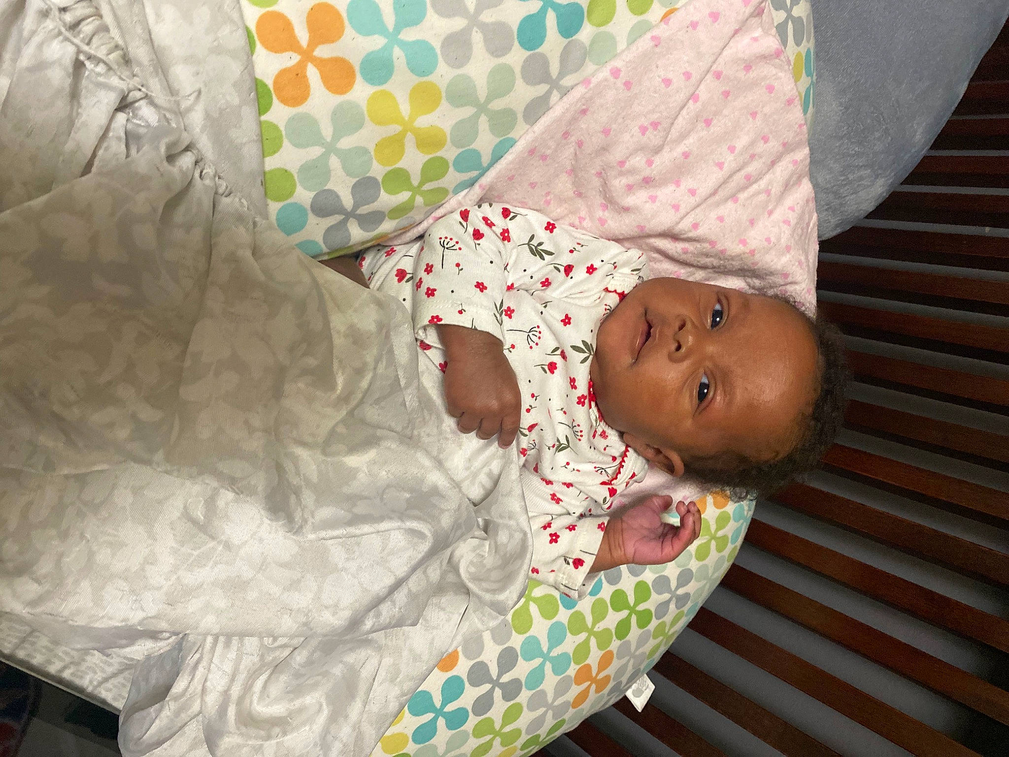 Kaleigh joined the competition — help win amazing prizes! baby, baby_products, baby_safety, baby_toddler_clothing, bedding, bedtime, child, comfort, couch, head, infant_bed, linens, nap, pattern, person, room, skin, sleep, toddler, wood