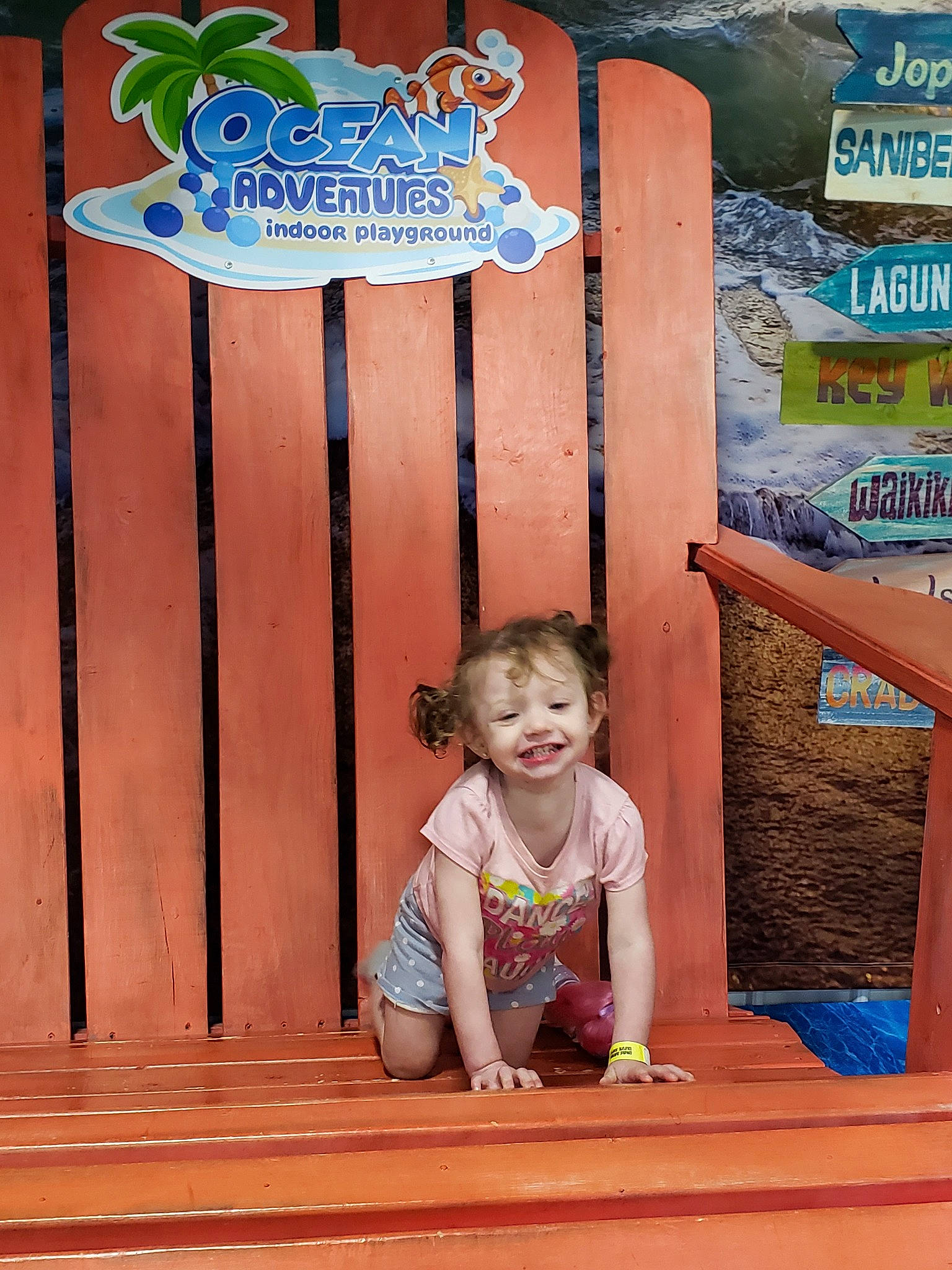 Paizlee is registered to the contest to win money with this photo: child, joy, person, toddler, vacation, world