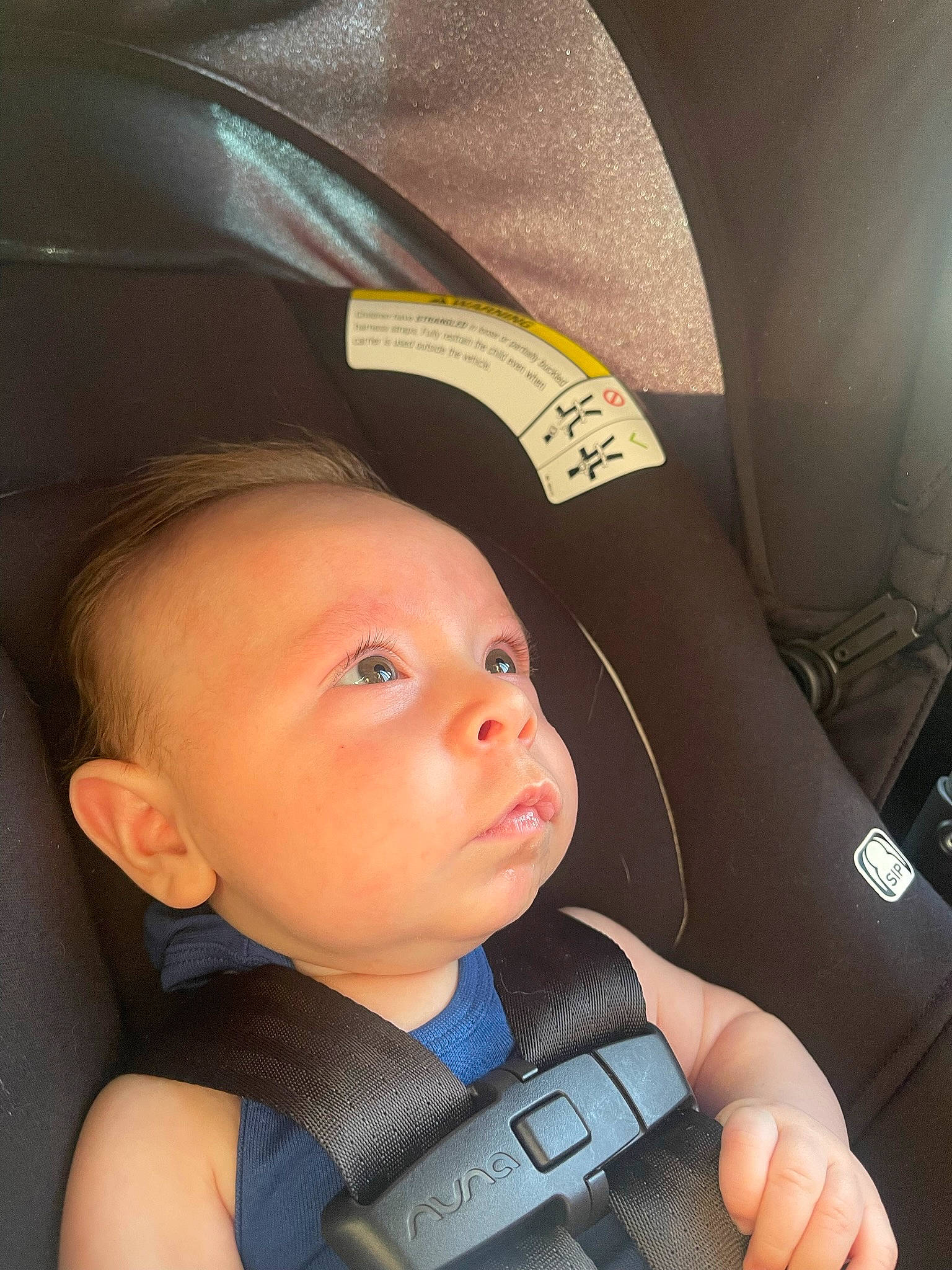 Jimmy joined the competition — help win amazing prizes! auto_part, automotive_design, baby, baby_carriage, baby_in_car_seat, baby_products, baby_toddler_clothing, car_seat, car_seat_cover, cheek, comfort, family_car, finger, head_restraint, person, seat_belt, skin, steering_wheel, thumb, toddler