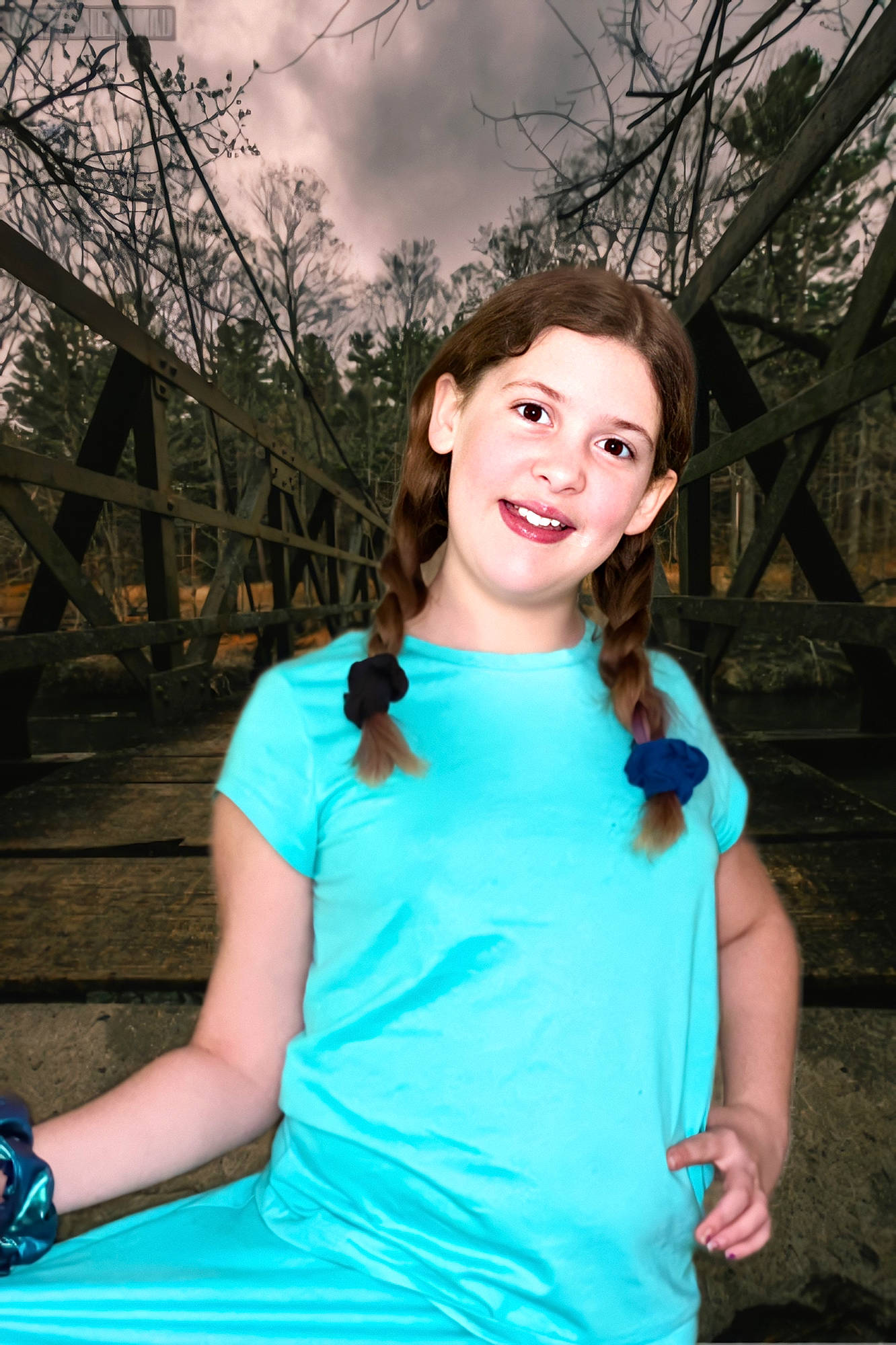 Jaylynn is registered to the contest to win money with this photo: beauty, blue, electric_blue, green, happy, joy, leisure, person, photography, portrait, portrait_photography, smile, teal, tree, turquoise