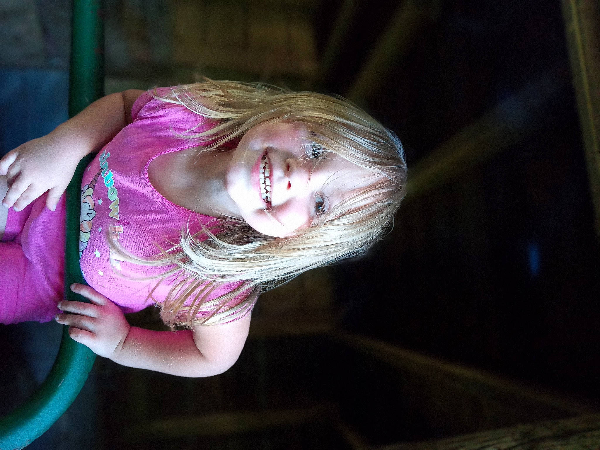 Aubrie joined the competition — help win amazing prizes! blond, brown_hair, child, child_model, dress, elbow, eye, facial_expression, flash_photography, fun, grass, happy, joy, laugh, leisure, lip, magenta, person, portrait_photography, skin