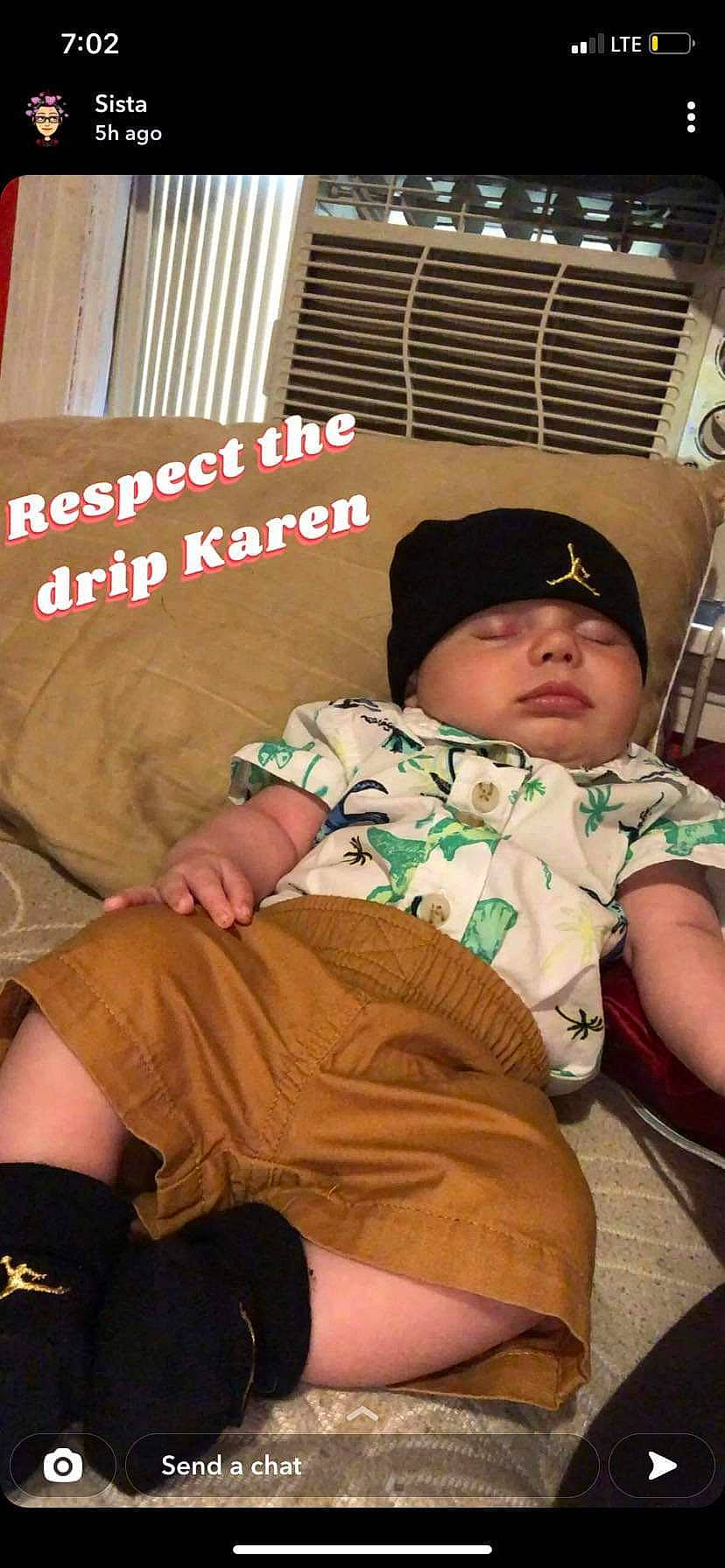 Felix is registered to the contest to win money with this photo: baby, baby_products, baby_toddler_clothing, cap, child, clothing, comfort, cool, fun, happy, headwear, human_leg, knee, lap, leisure, person, shorts, sitting, sleeve, t_shirt