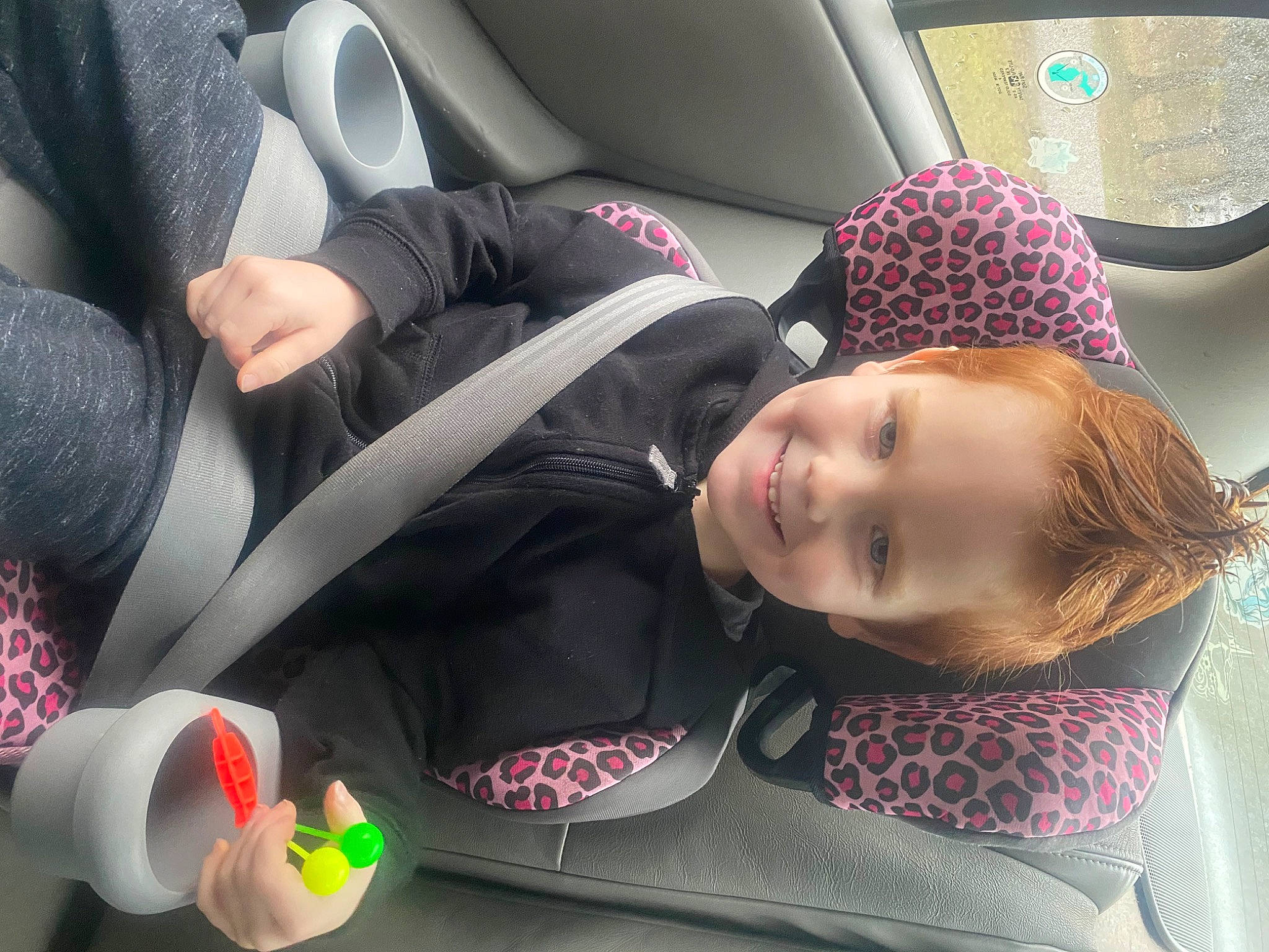 Gabriel King is registered to the contest to win money with this photo: auto_part, baby, baby_carriage, baby_products, car, car_seat, car_seat_cover, child, comfort, face, fun, joy, luxury_vehicle, motor_vehicle, person, petal, sitting, smile, toddler, toy