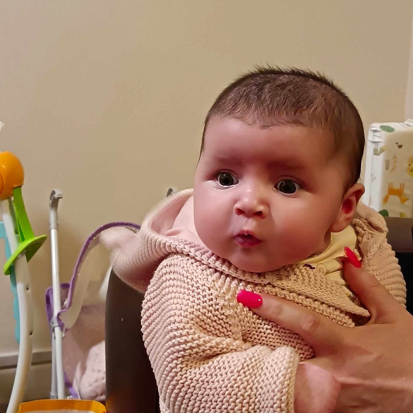 Autumn joined the competition — help win amazing prizes! architecture, baby, bodypart, brush, building, chair, device, face, finger, hand, head, hospital, indoors, newborn, person, photography, portrait, sitting, tool, toothbrush