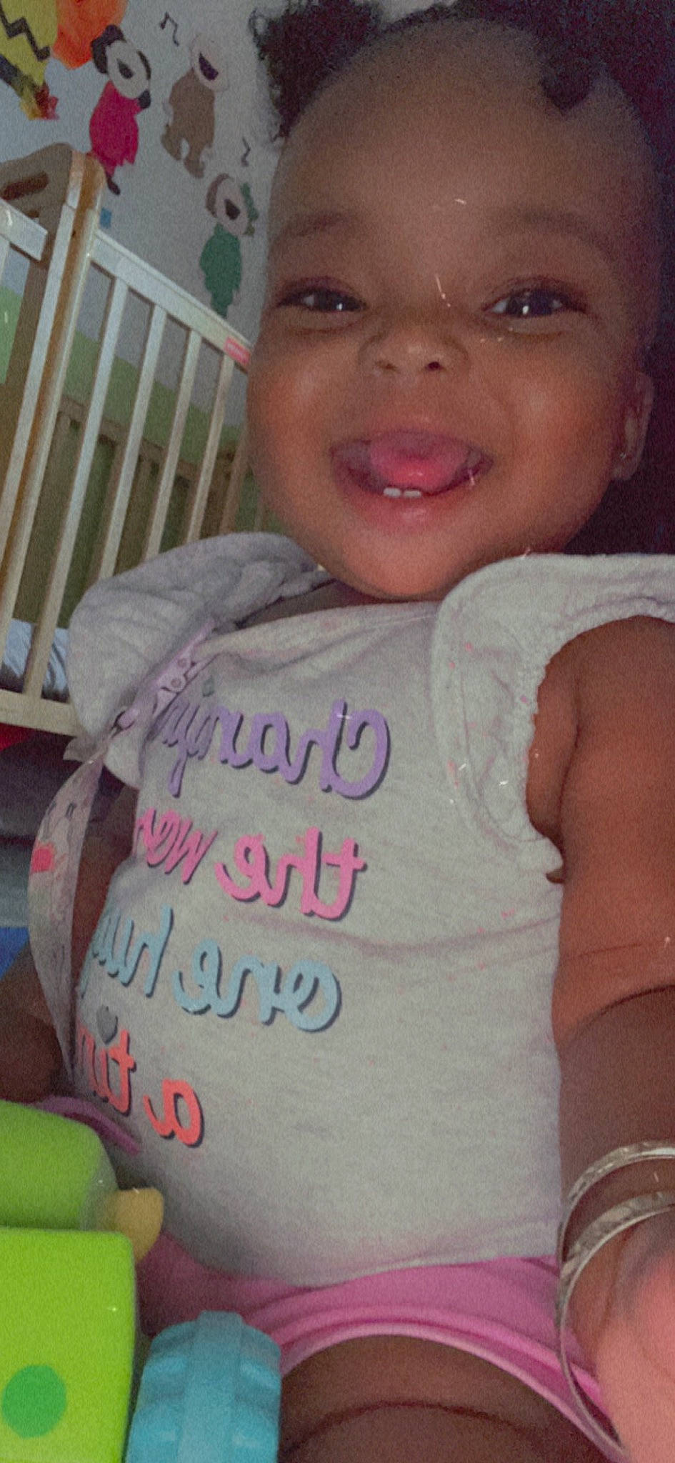 Cassidy is registered to the contest to win money with this photo: baby_toddler_clothing, cheek, cool, eyelash, face, facial_expression, finger, forehead, happy, joy, lip, mouth, neck, nose, organ, person, pink, skin, sleeve, smile