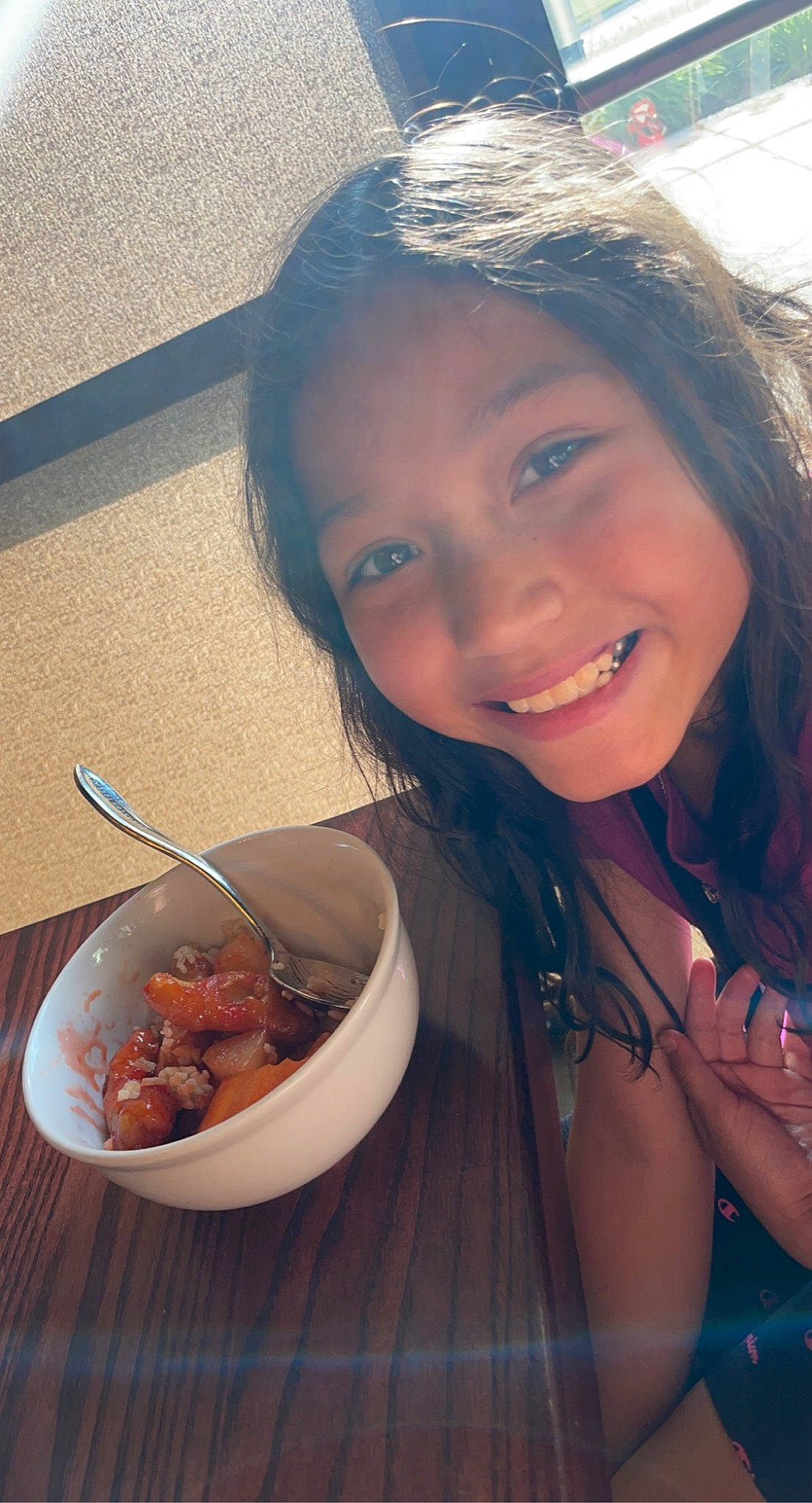 Jaelynn joined the competition — help win amazing prizes! black_hair, bowl, brown_hair, comfort_food, cuisine, cutlery, dish, fast_food, food, food_craving, hair, happy, ingredient, joy, lip, long_hair, person, plate, produce, recipe