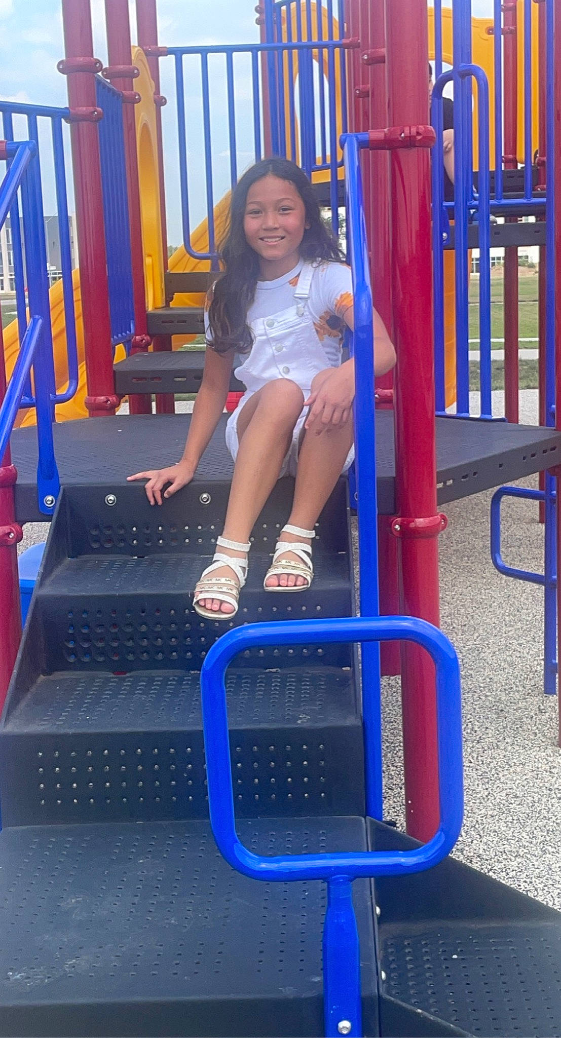 Jaelynn joined the competition — help win amazing prizes! blue, calf, electric_blue, foot, fun, human_leg, joy, knee, leg, leisure, person, play, playground, purple, recreation, red, sandal, shoe, shorts, sneakers