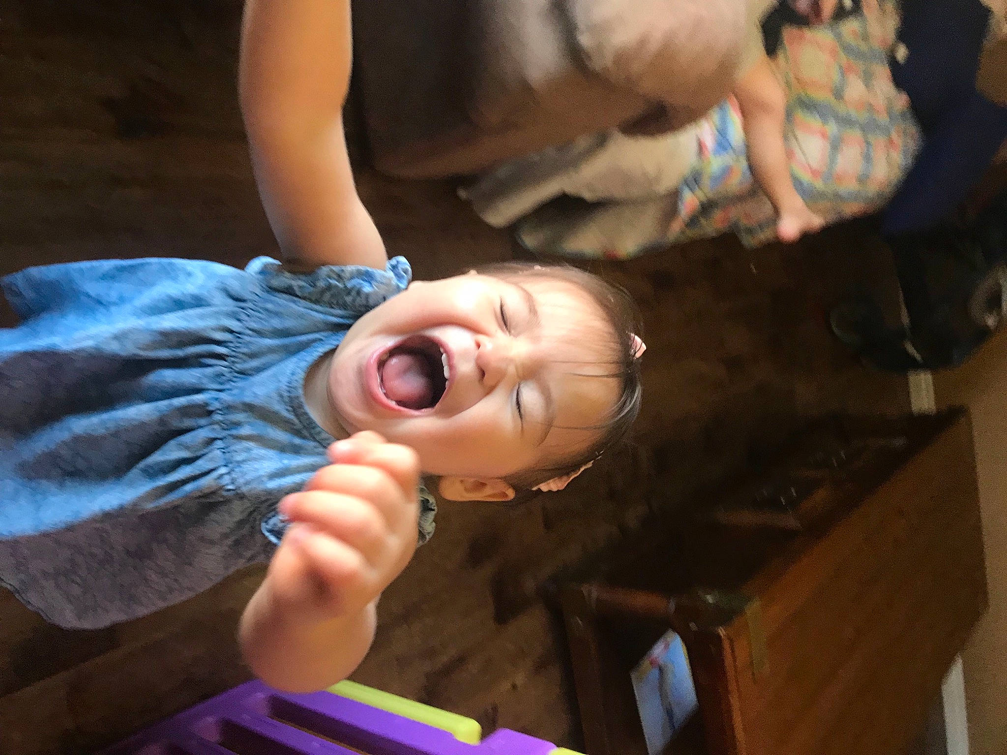 Lola joined the competition — help win amazing prizes! baby, baby_toddler_clothing, cheek, child, electric_blue, event, fun, gesture, happy, mouth, person, smile, t_shirt, thumb, toddler, vacation, wood