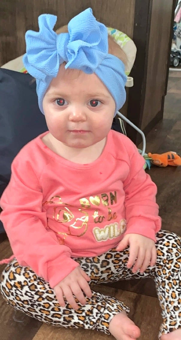 Layken joined the competition — help win amazing prizes! baby, baby_products, baby_toddler_clothing, child, clothing, costume, fashion_accessory, hair_accessory, headgear, person, play, toddler