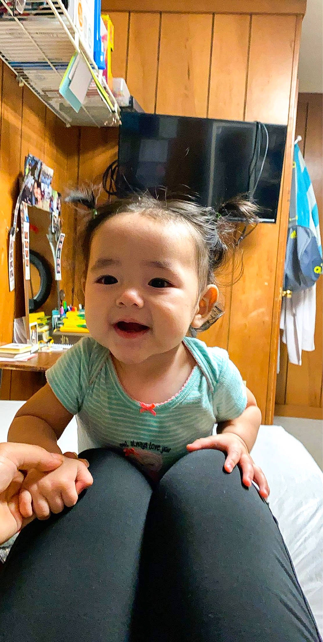 Jessa is registered to the contest to win money with this photo: baby, child, person, sitting, smile, toddler