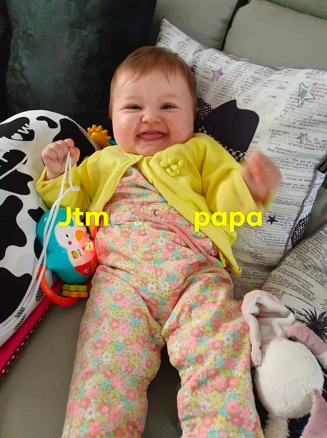 Julya participe au concours pour gagner de l'argent avec cette photo : baby, baby_toddler_clothing, child, person, product, skin, textile, toddler