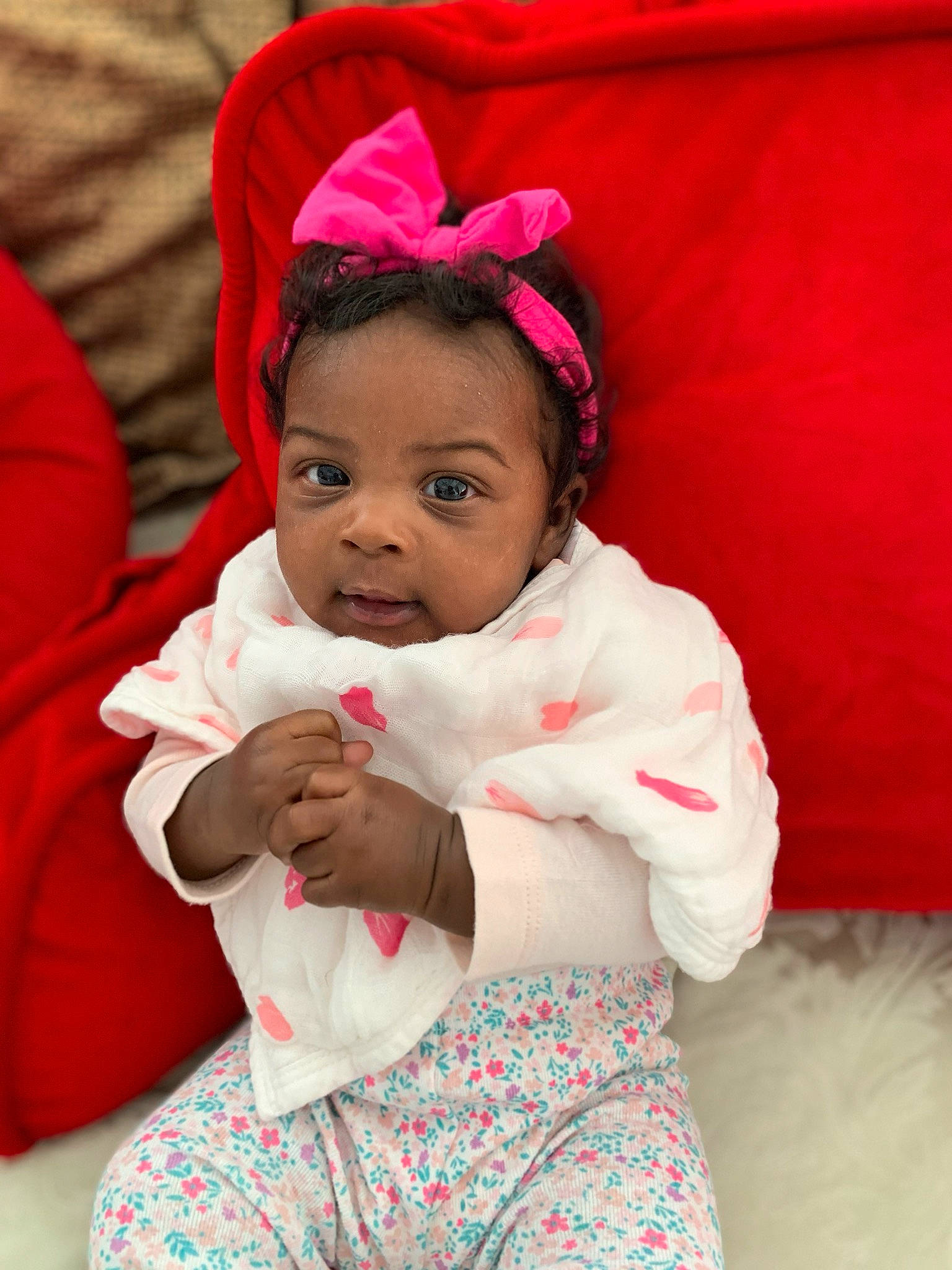 Knova joined the competition — help win amazing prizes! baby, cheek, child, ear, fun, hair_accessory, happy, head, headgear, organ, person, pink, skin, smile, toddler