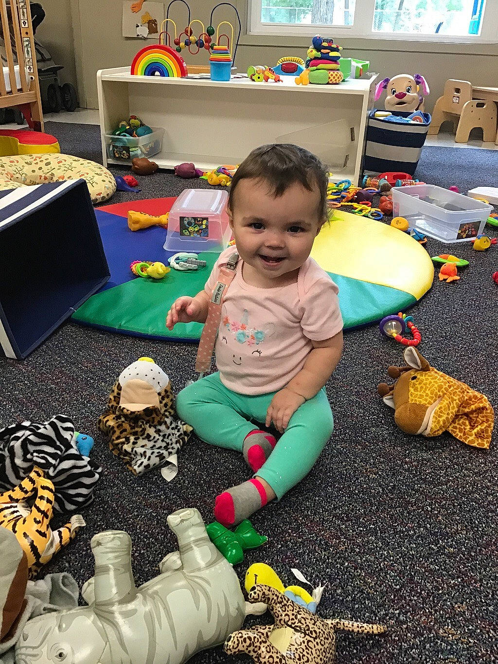 Nathalia is registered to the contest to win money with this photo: baby, child, flooring, fun, joy, person, play, room, sitting, toddler, toy