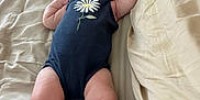 Kalinah joined the competition — help win amazing prizes! baby, bed, blanket, child, cute, feet, flower, hand, head, indoors, infant, legs, onesie, peaceful, person, pillow, resting, skin, sleeping, soft