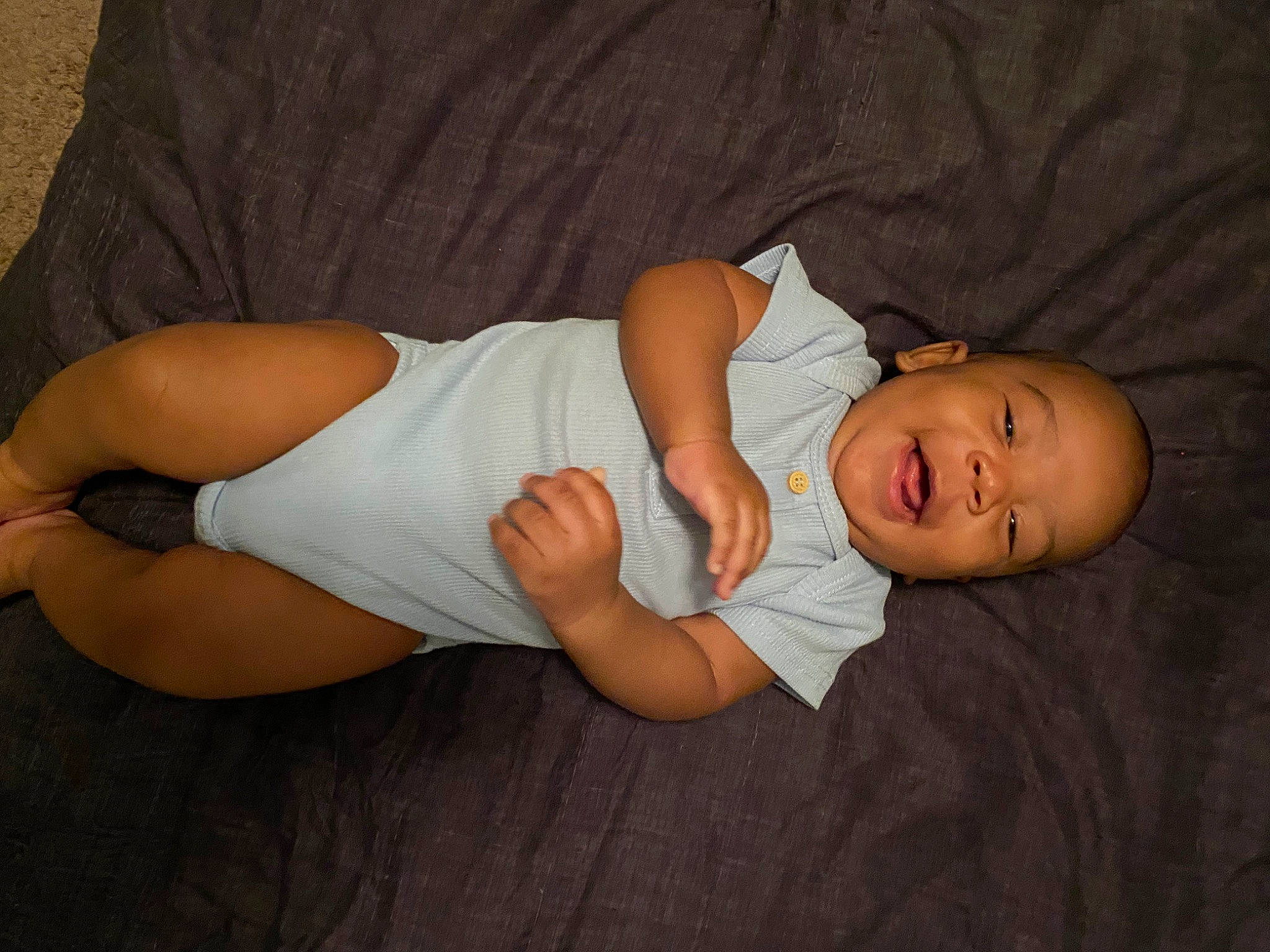 Jonah joined the competition — help win amazing prizes! baby, baby_toddler_clothing, chest, comfort, elbow, flash_photography, grass, hat, human_body, human_leg, knee, leg, person, skin, sleeve, smile, thigh, toddler, trunk, waist