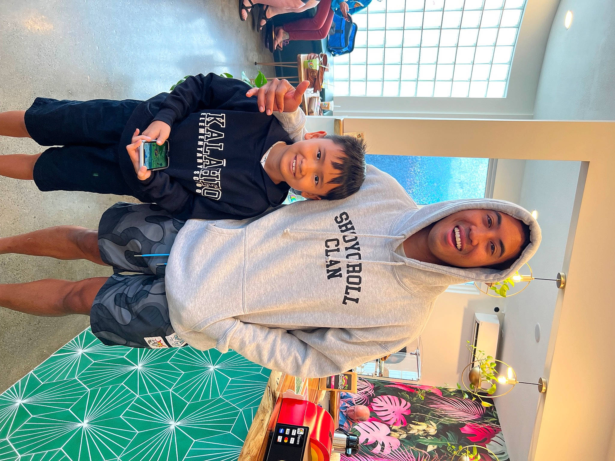 Shia joined the competition — help win amazing prizes! child, fun, happy, jersey, joy, knee, leisure, orange, pattern, person, player, room, shorts, sleeve, smile, sports, sports_uniform, sportswear, t_shirt, team