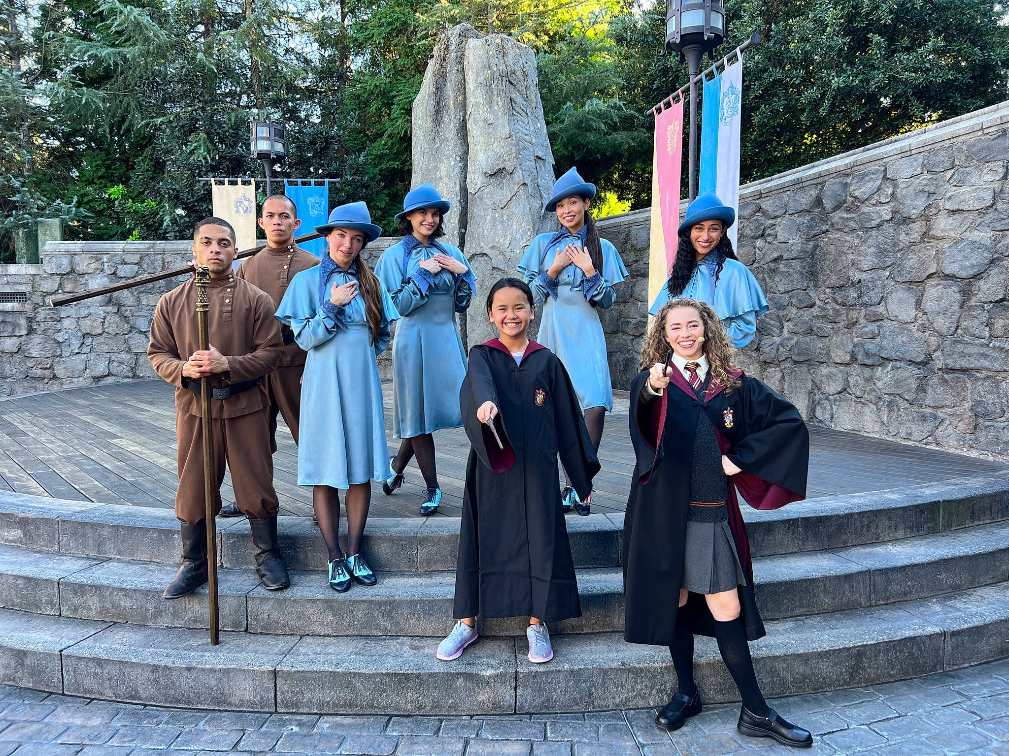 Reece is registered to the contest to win money with this photo: academic_dress, boot, costume, event, formal_wear, fun, hat, headwear, history, joy, leisure, overcoat, person, pole, recreation, smile, suit, team, tourism, tradition