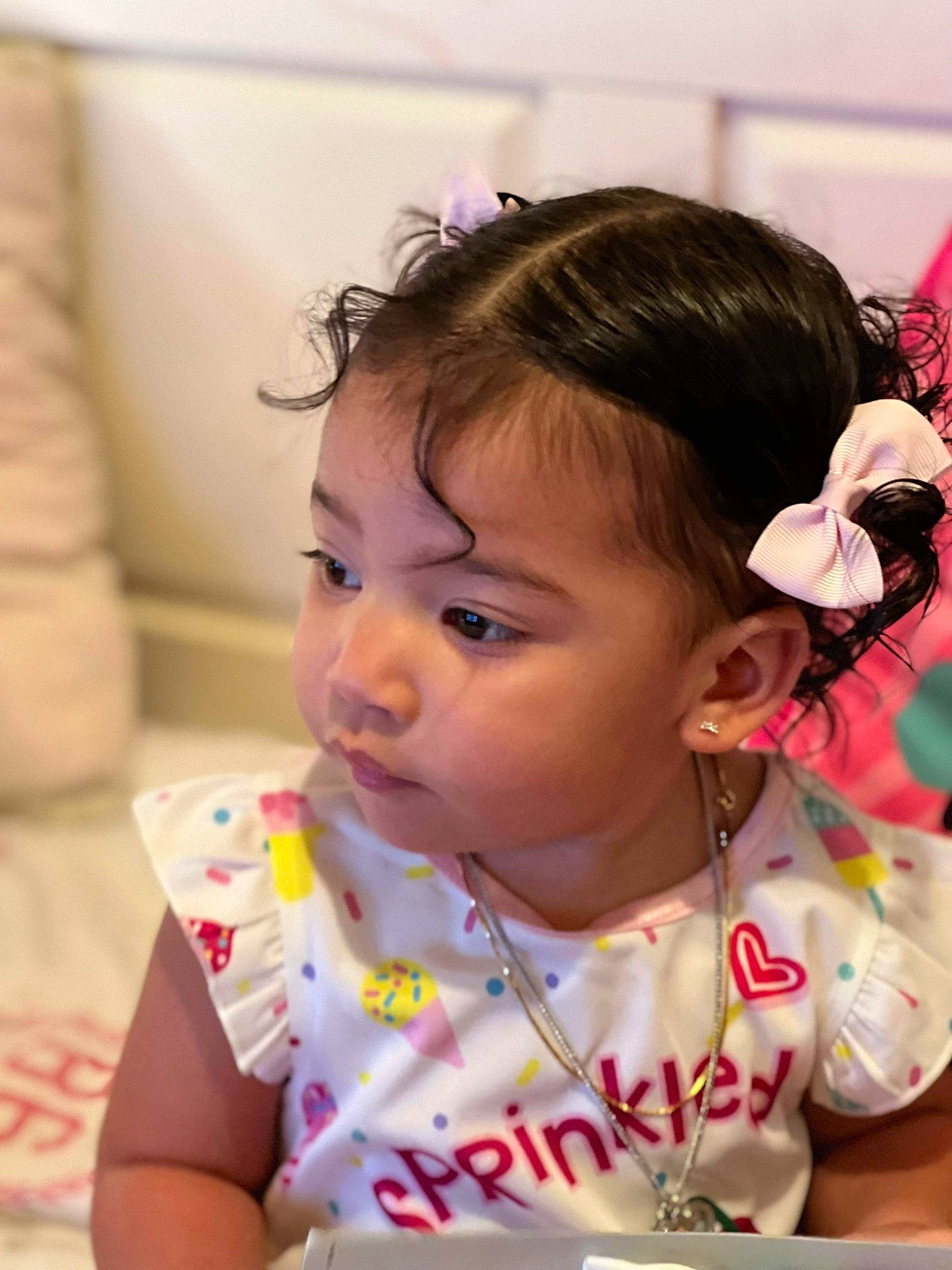 Aubrie joined the competition — help win amazing prizes! baby, baby_toddler_clothing, cheek, child, chin, ear, eyebrow, eyelash, fashion_accessory, fun, hair, happy, head, iris, jewellery, lip, neck, nose, person, skin