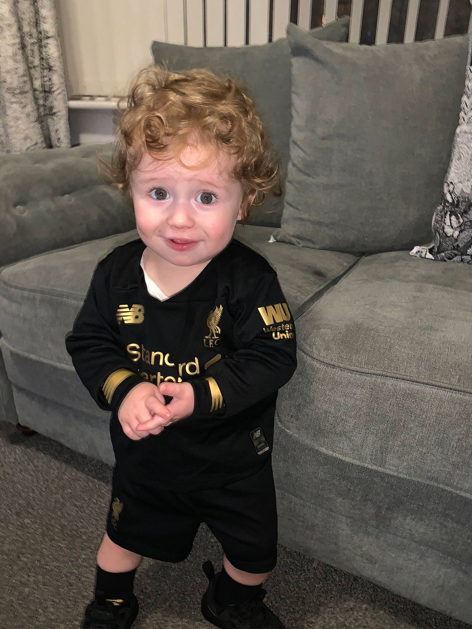 Georgie joined the competition — help win amazing prizes! child, person, sleeve, standing, toddler