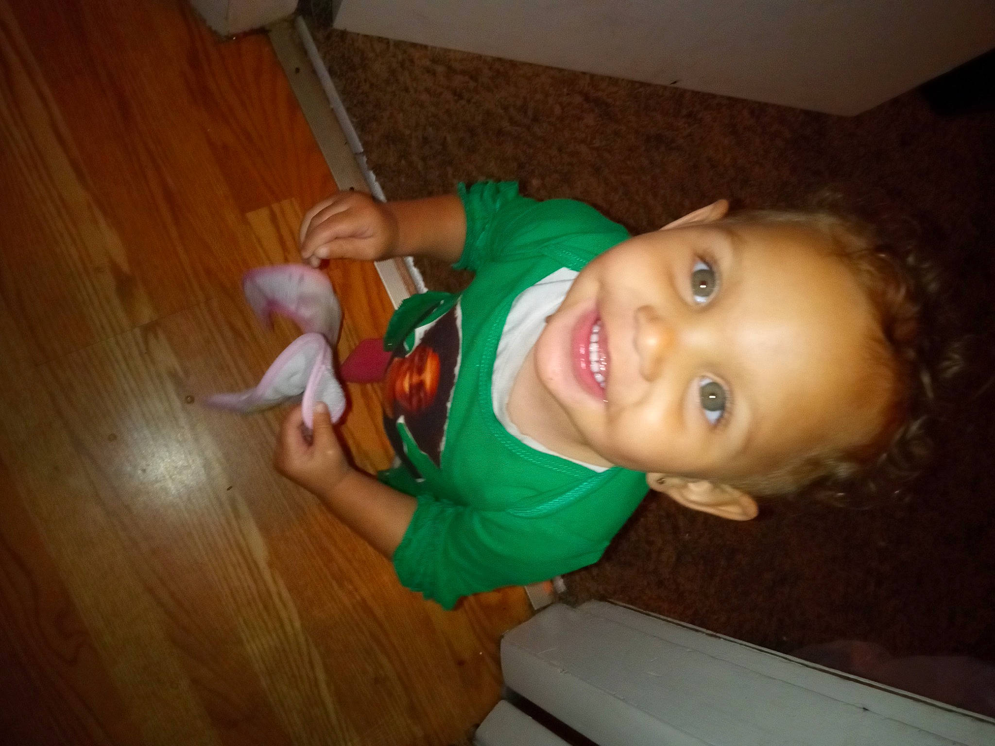 Royalty joined the competition — help win amazing prizes! arm, baby, baby_toddler_clothing, cheek, child, elbow, flooring, fun, happy, hardwood, joy, laminate_flooring, nose, person, play, smile, thumb, toddler, varnish, wood