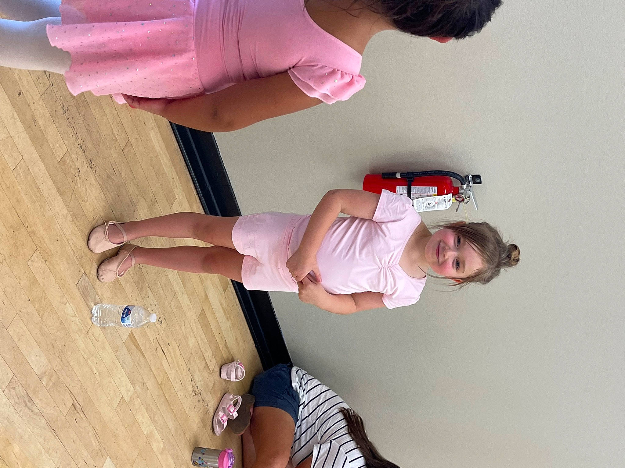 Kailei joined the competition — help win amazing prizes! baby_toddler_clothing, finger, flooring, foot, happy, hardwood, human_leg, joint, joy, knee, magenta, person, pink, sleeve, smile, thigh, thumb, toddler, waist, white