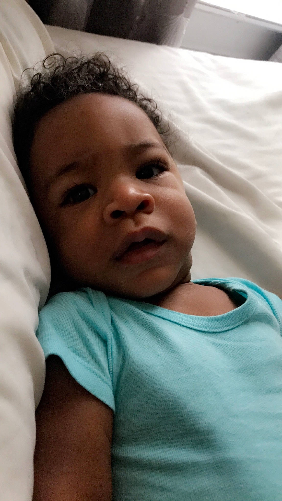 Juelz is registered to the contest to win money with this photo: baby, bedtime, birth, cheek, child, chin, eye, face, forehead, head, lip, mouth, nose, person, skin, sleep, smile, toddler