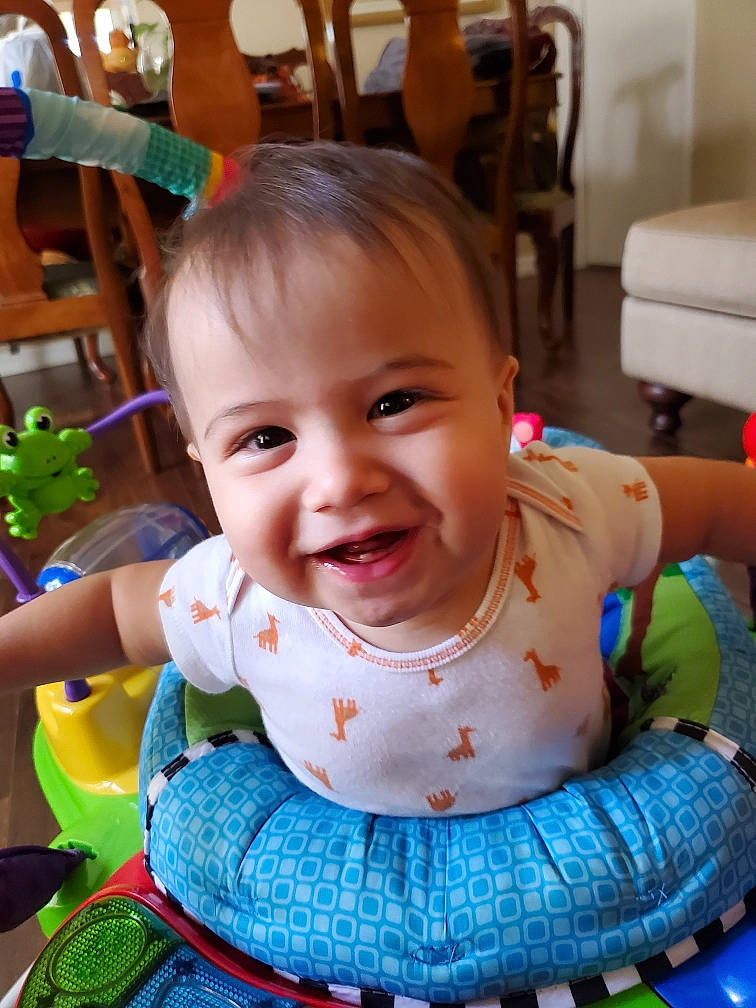 Marcelo joined the competition — help win amazing prizes! baby, cheek, child, facial_expression, fun, joy, person, play, sitting, skin, smile, toddler