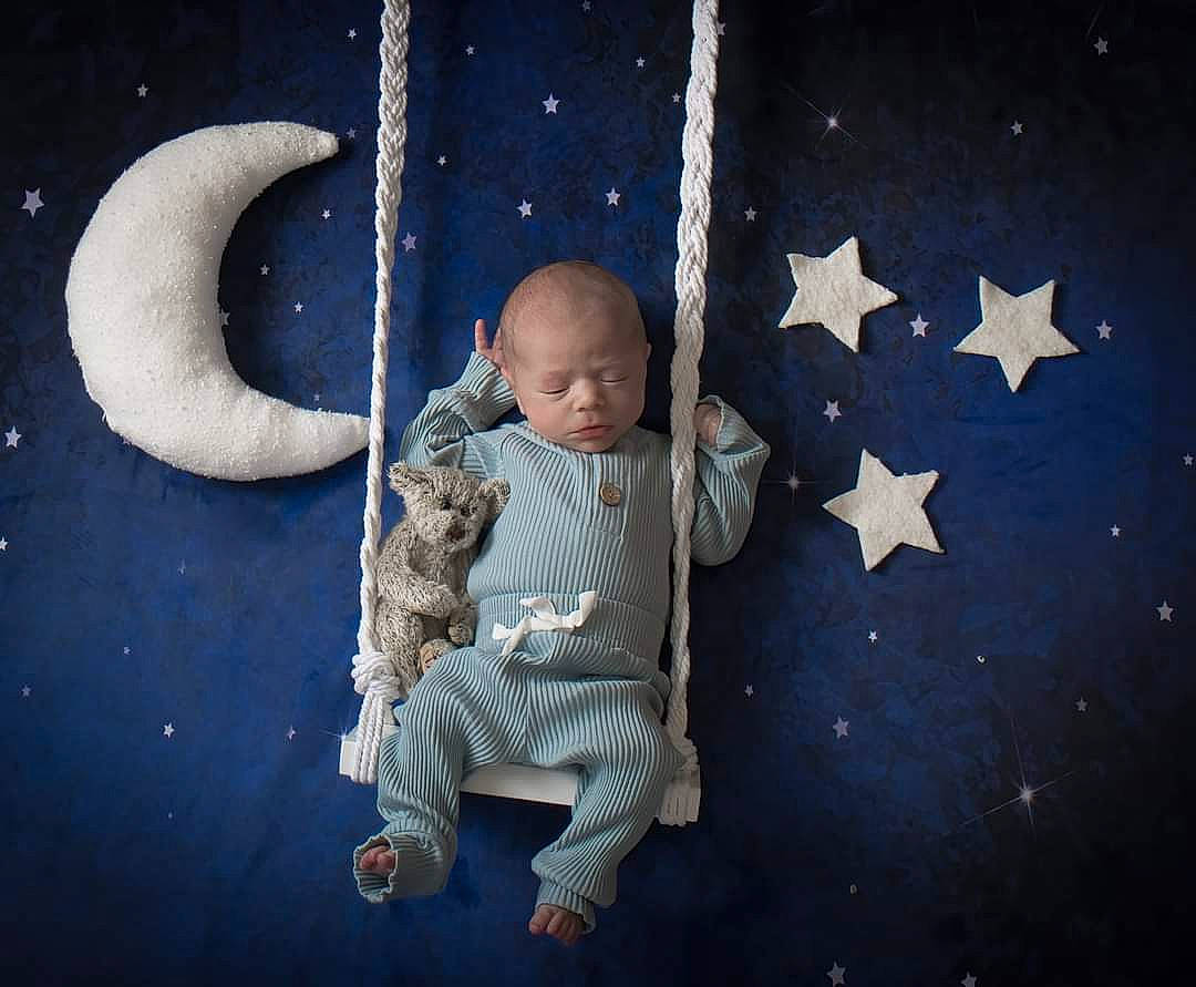 Hendrix joined the competition — help win amazing prizes! art, astronomical_object, baby, baby_toddler_clothing, child, circle, crescent, darkness, event, flash_photography, fun, gesture, happy, holiday, human_body, moon, person, room, sitting, space